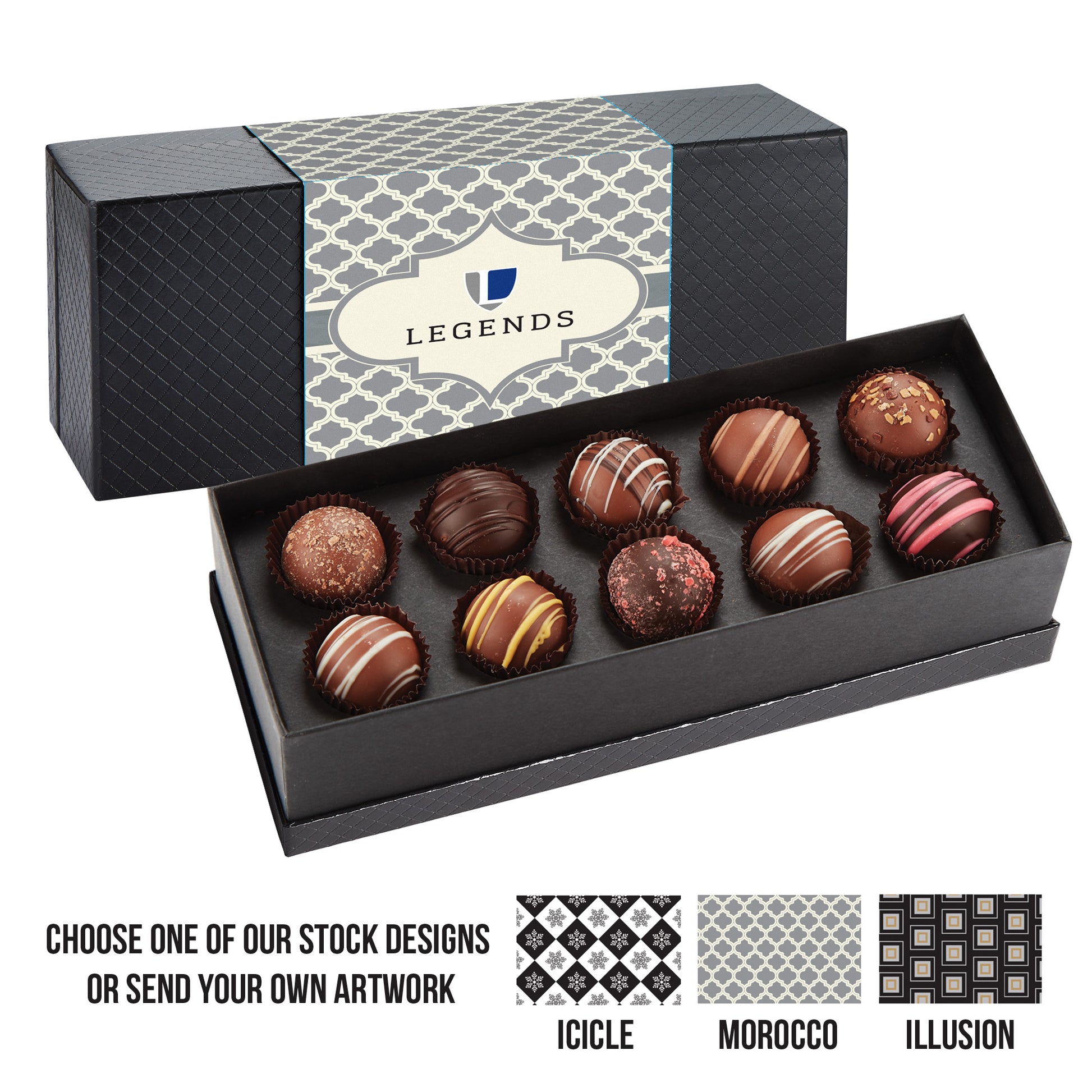 10 Piece Belgian Chocolate Signature Truffle Box