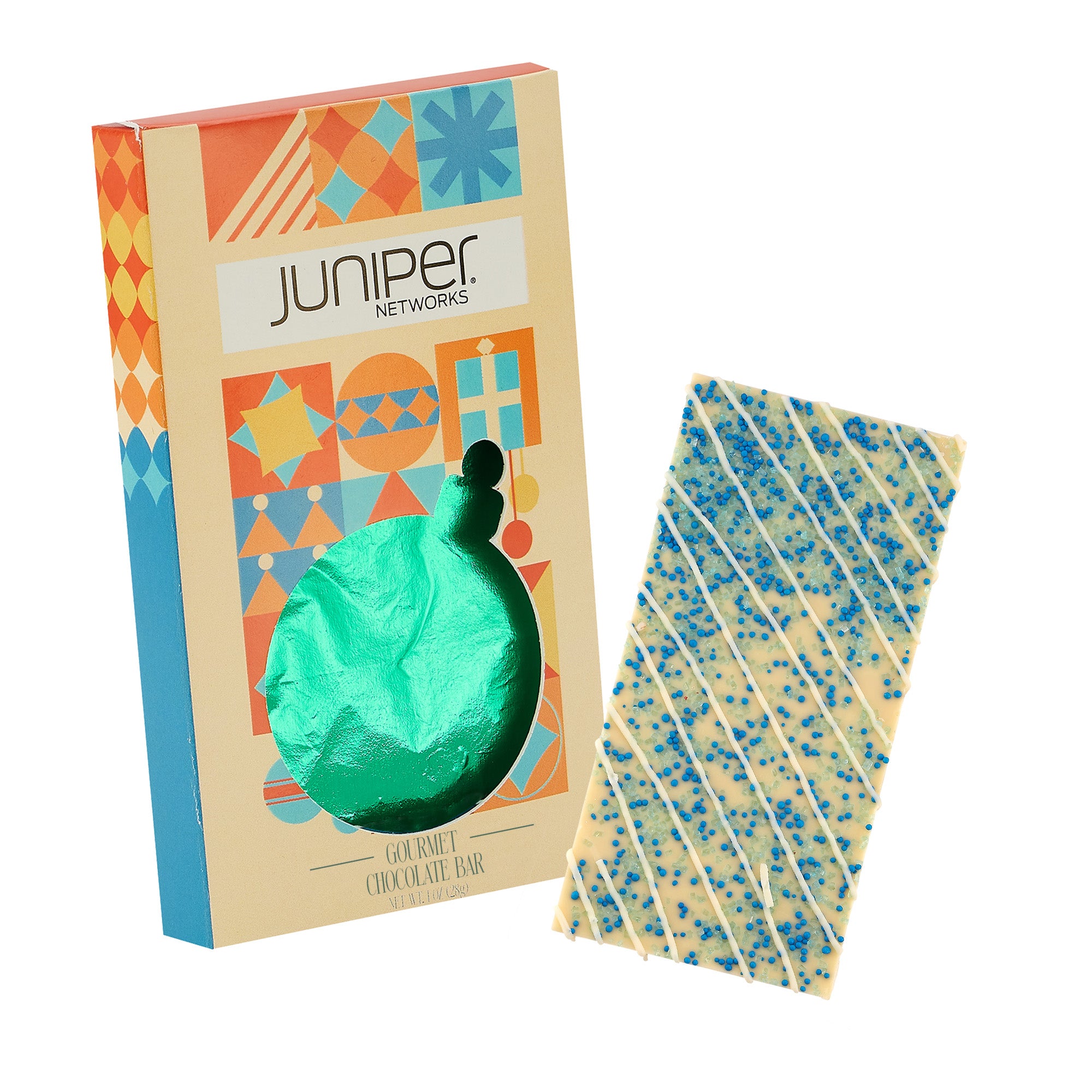 Holiday Window Box with Belgian Chocolate 1 oz.