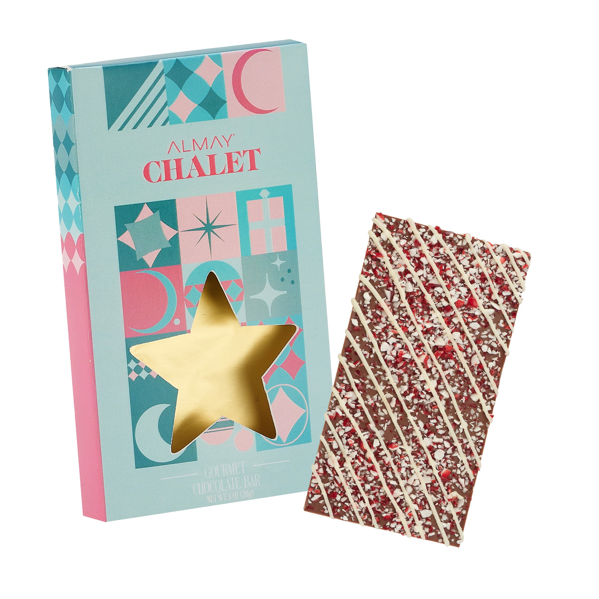 Holiday Window Box with Belgian Chocolate 1 oz.