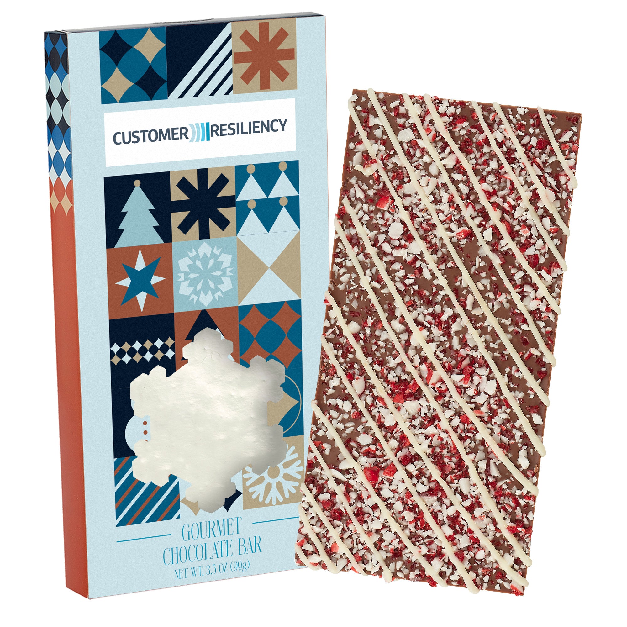 3.5 oz Belgian Chocolate in Window Box