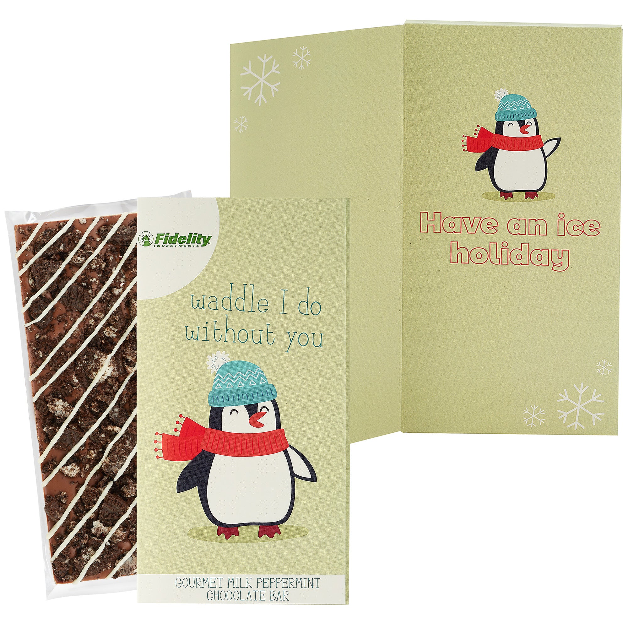 Belgian Chocolate Holiday Greeting Card Box