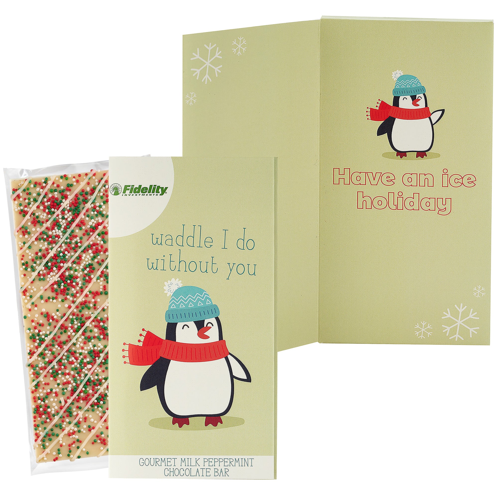 Belgian Chocolate Holiday Greeting Card Box