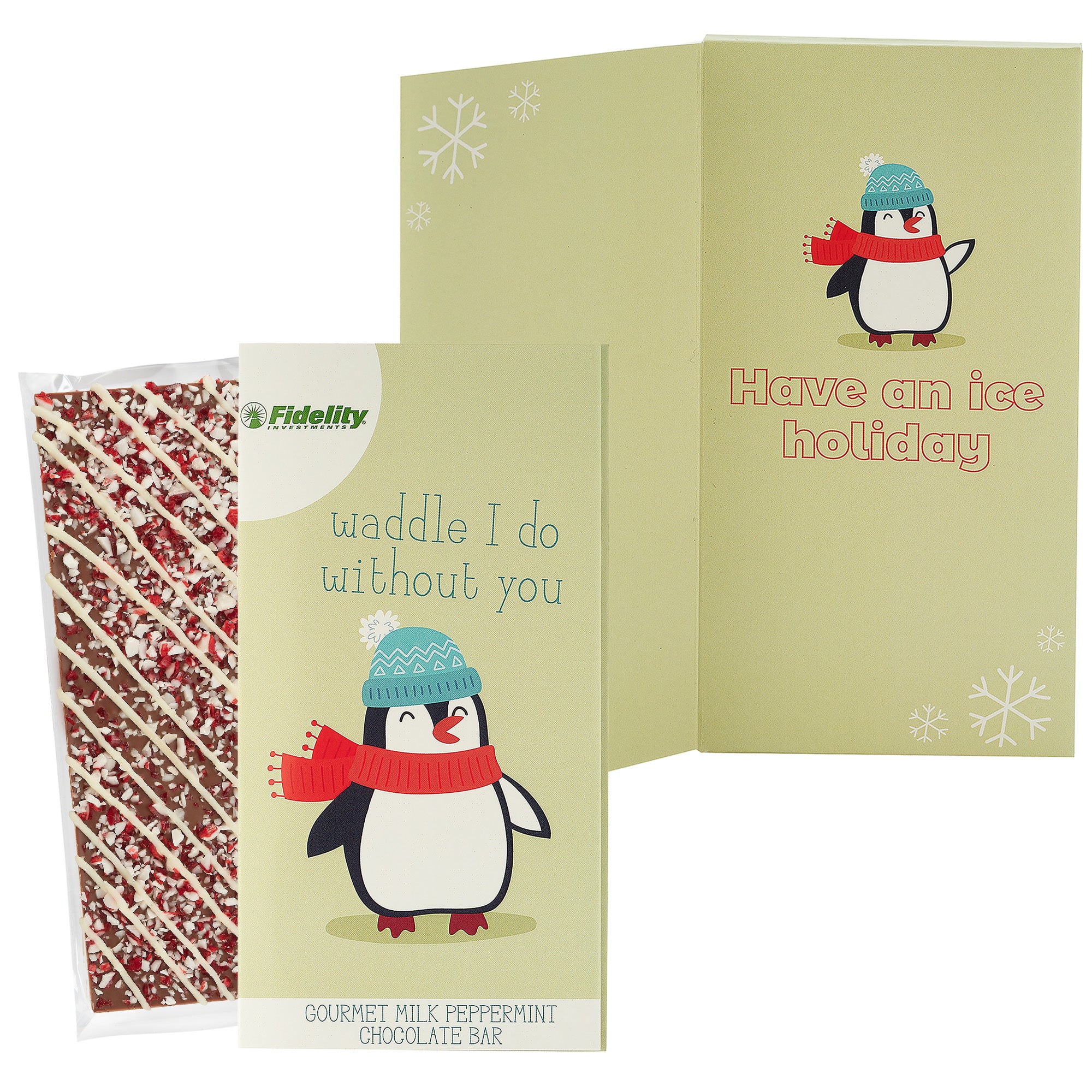 Belgian Chocolate Holiday Greeting Card Box