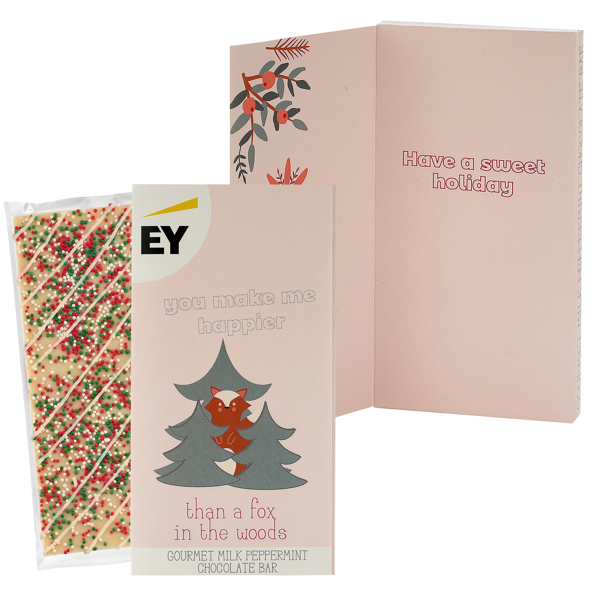 Belgian Chocolate Holiday Greeting Card Box