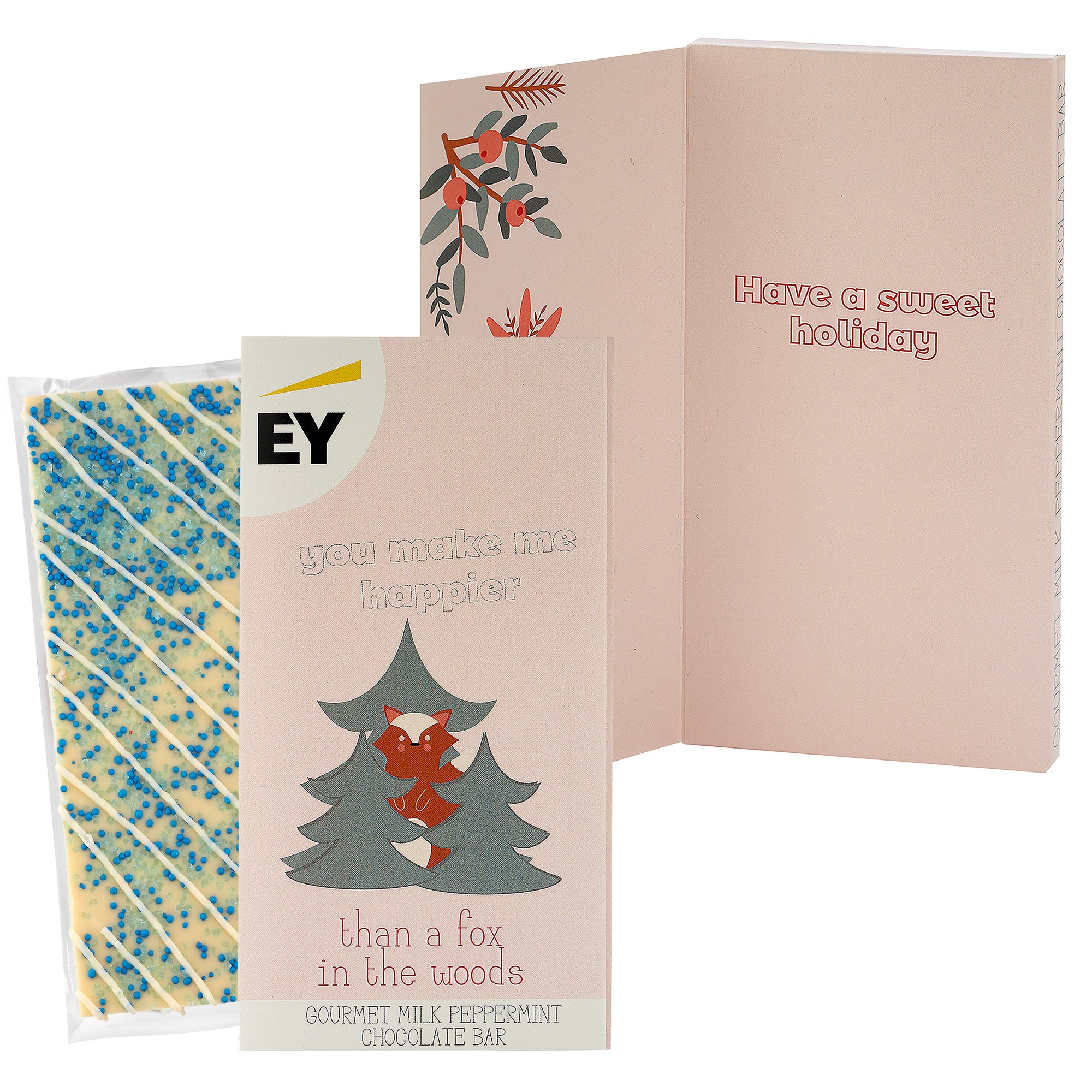 Belgian Chocolate Holiday Greeting Card Box