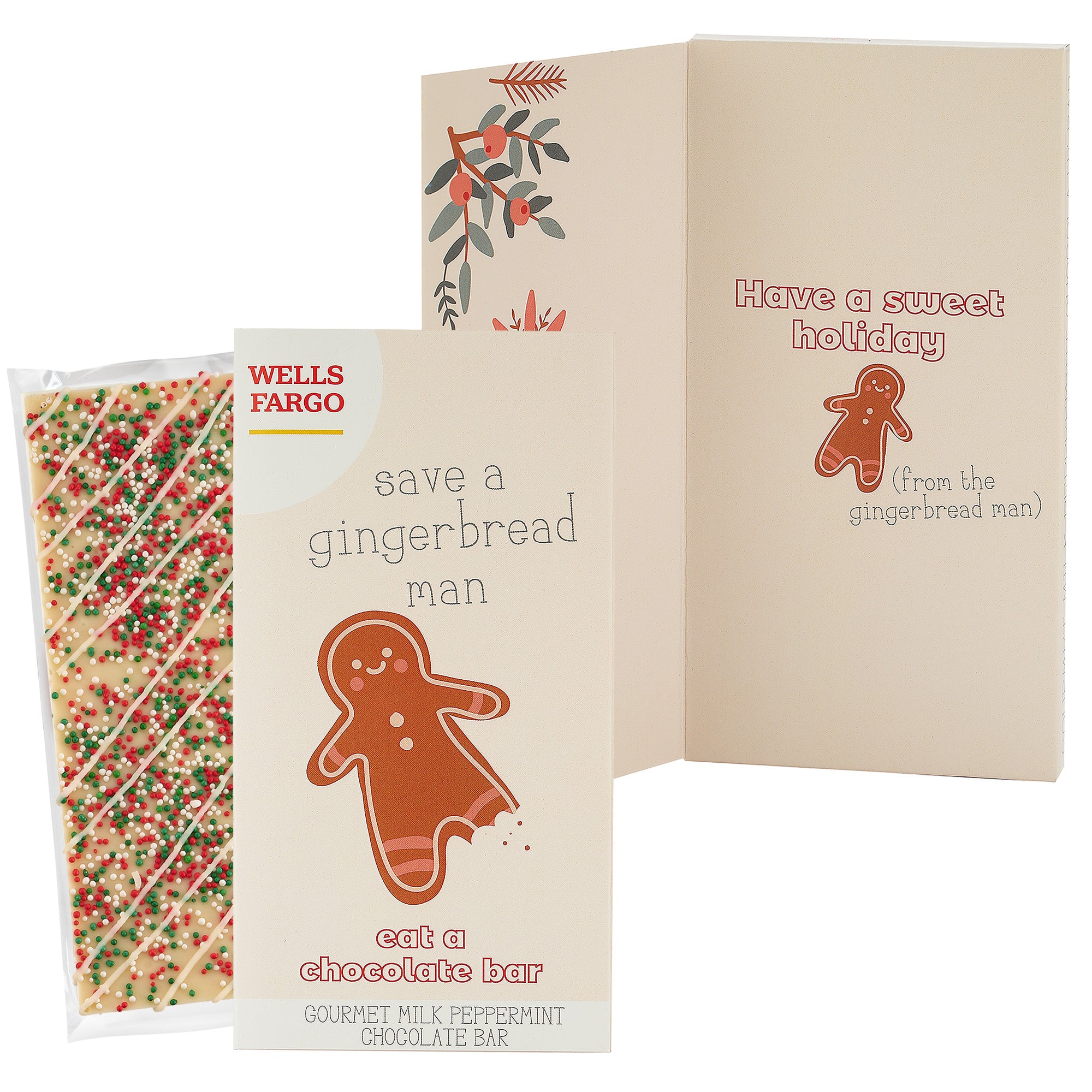 Belgian Chocolate Holiday Greeting Card Box