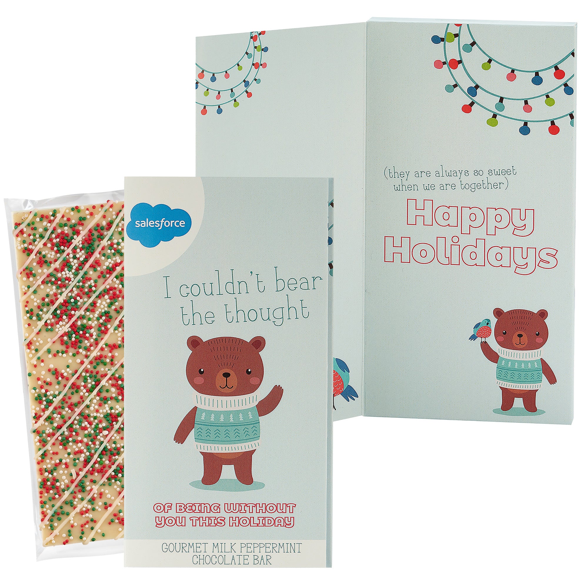 Belgian Chocolate Holiday Greeting Card Box