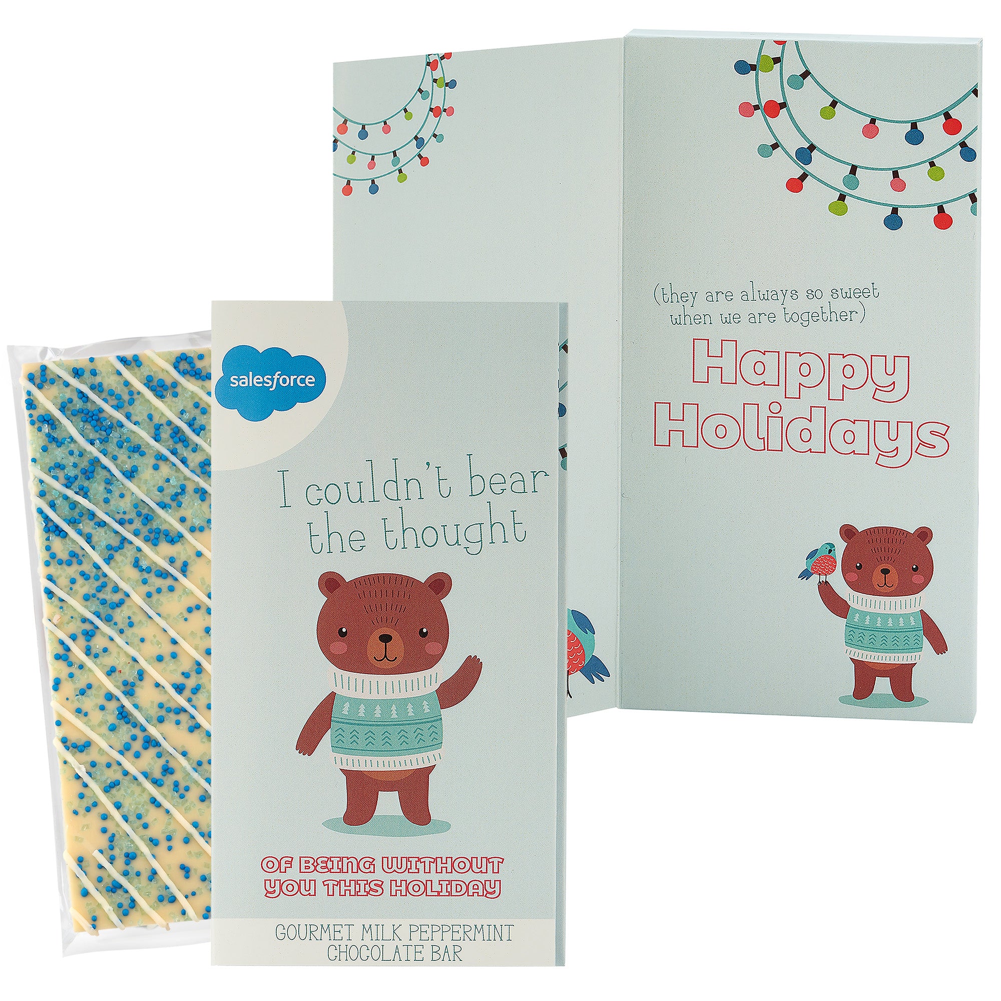 Belgian Chocolate Holiday Greeting Card Box