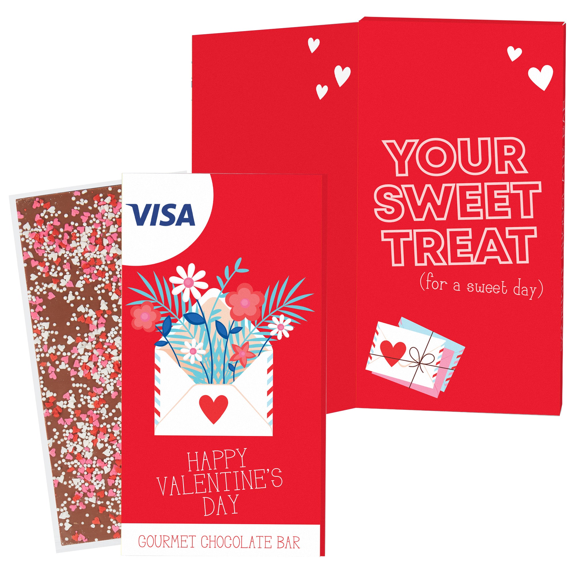 Belgian Chocolate Valentine's Day Greeting Card Box