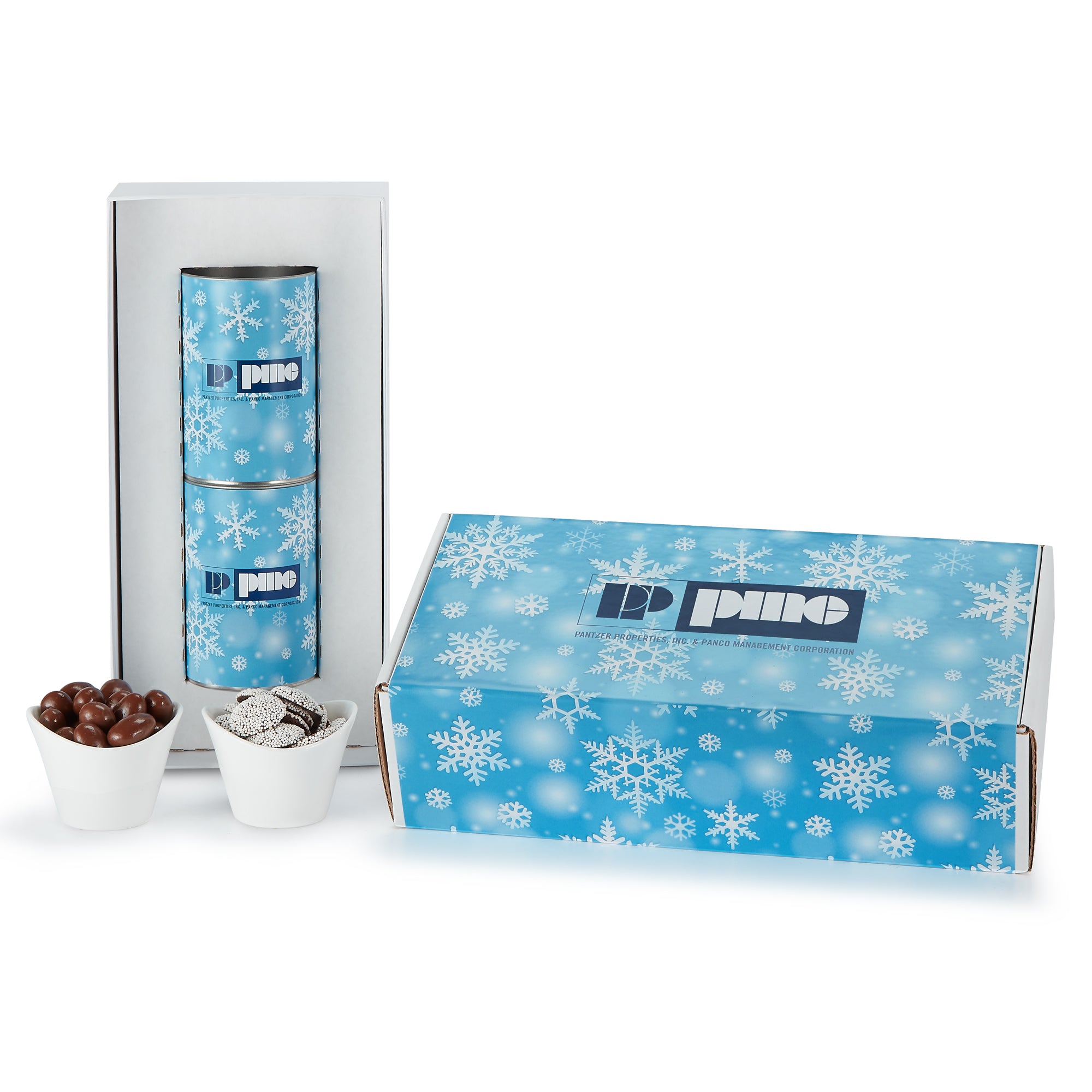 2 Way 4 inch Snack Tube Gift Set - Gift Box