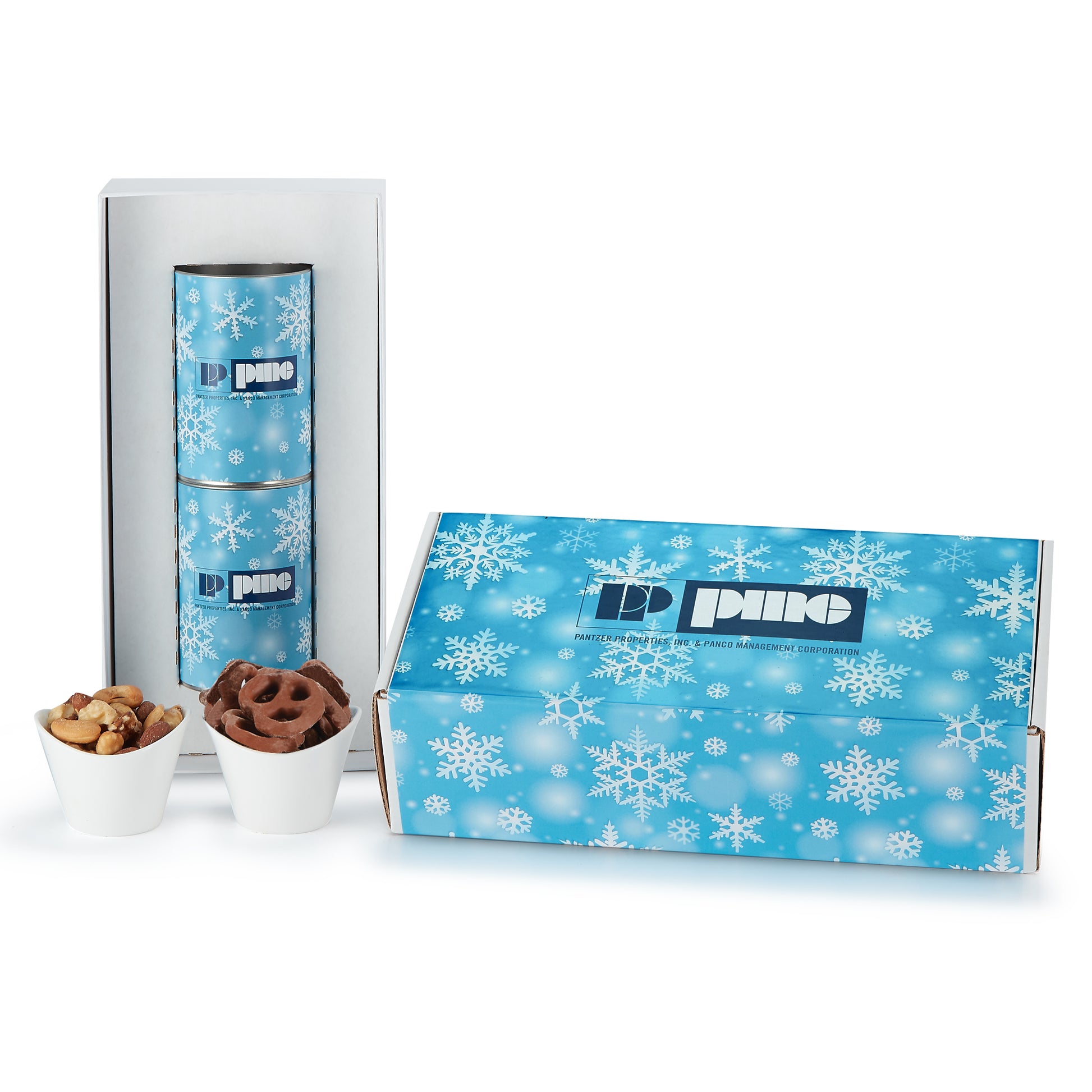 2 Way 4 inch Snack Tube Gift Set - Gift Box
