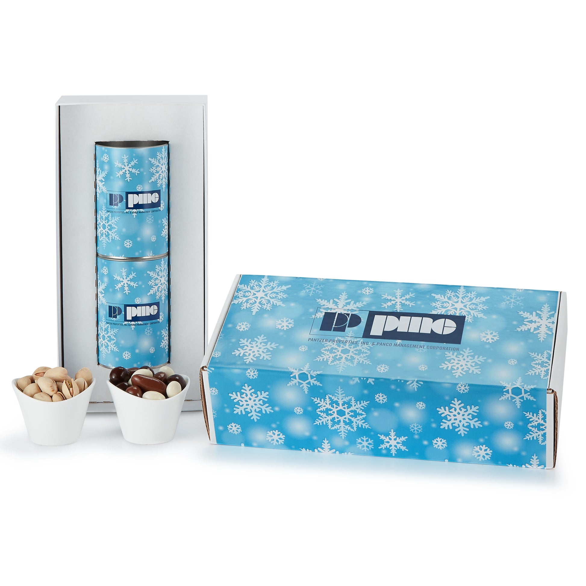 2 Way 4 inch Snack Tube Gift Set - Gift Box