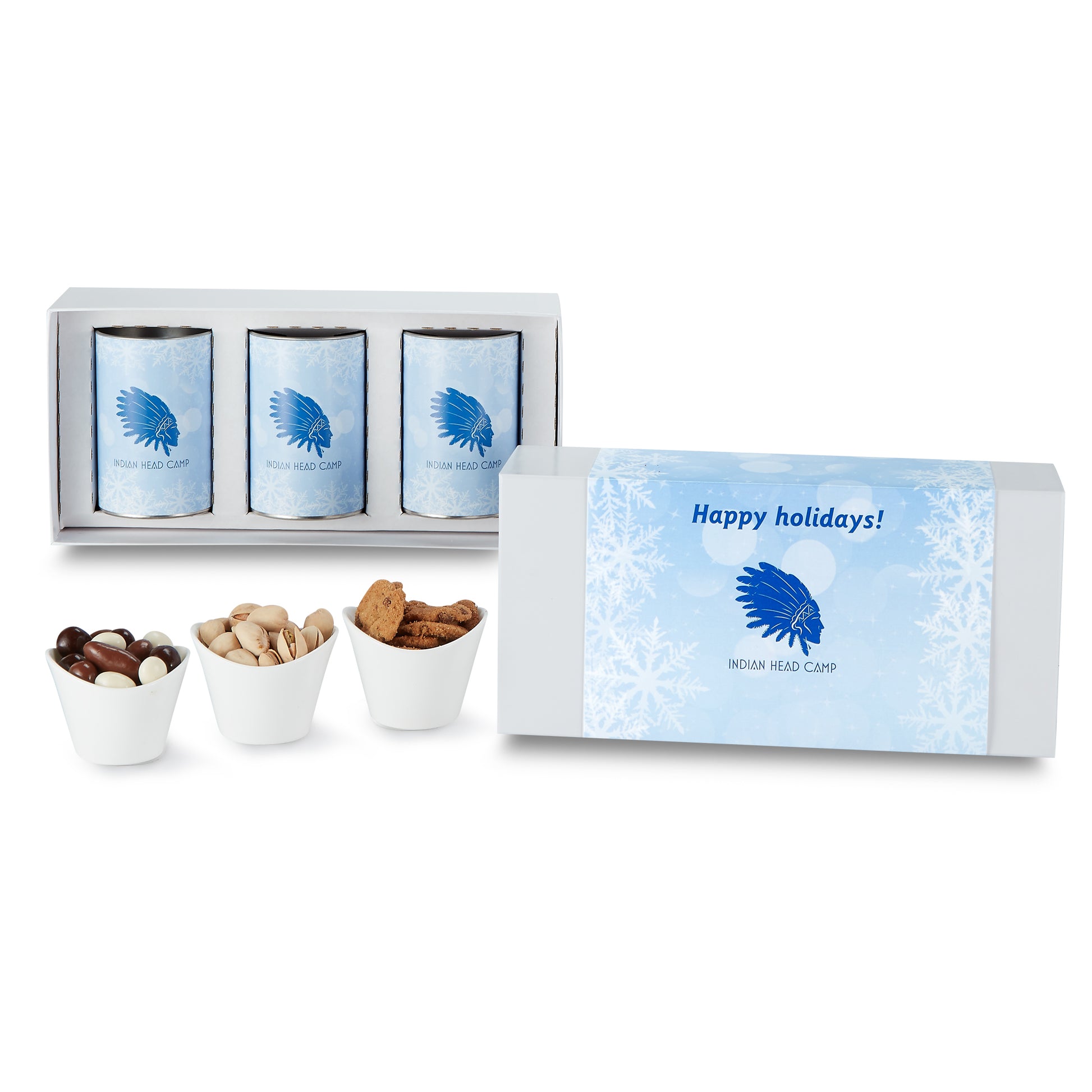 3 Way 4 inch Snack Tube Gift Set - Gift Box