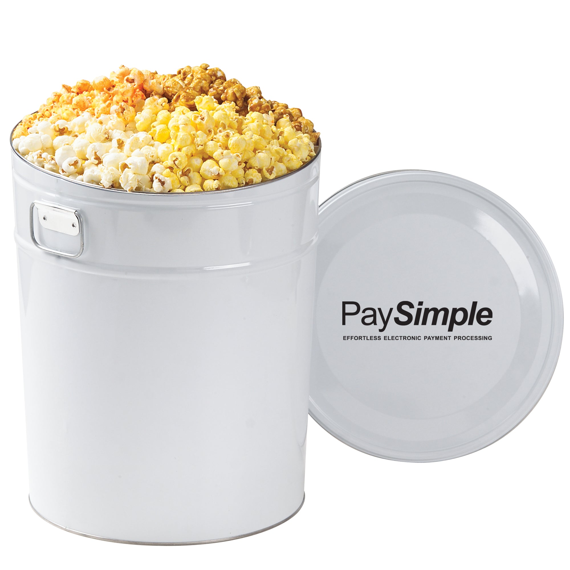 4 Way Popcorn Tin - 1.5, 2, 3.5 & 6.5 Gallon
