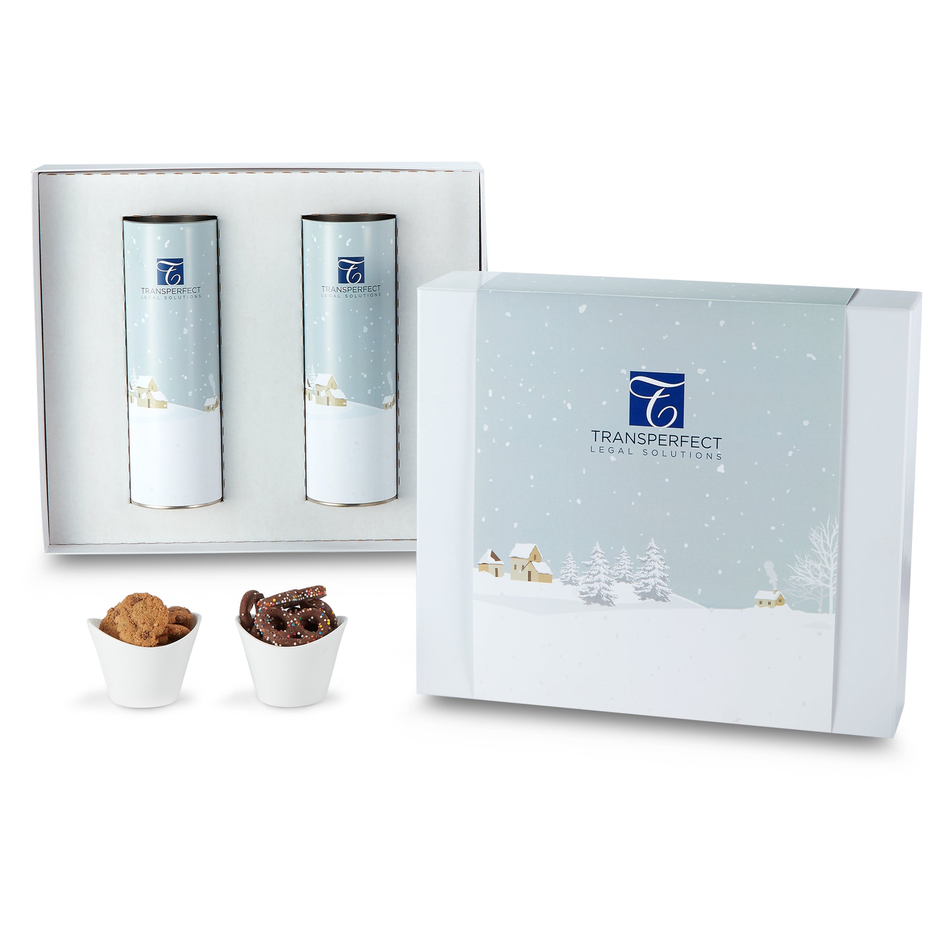 2 Way 8 inch Snack Tube Gift Set - Gift Box