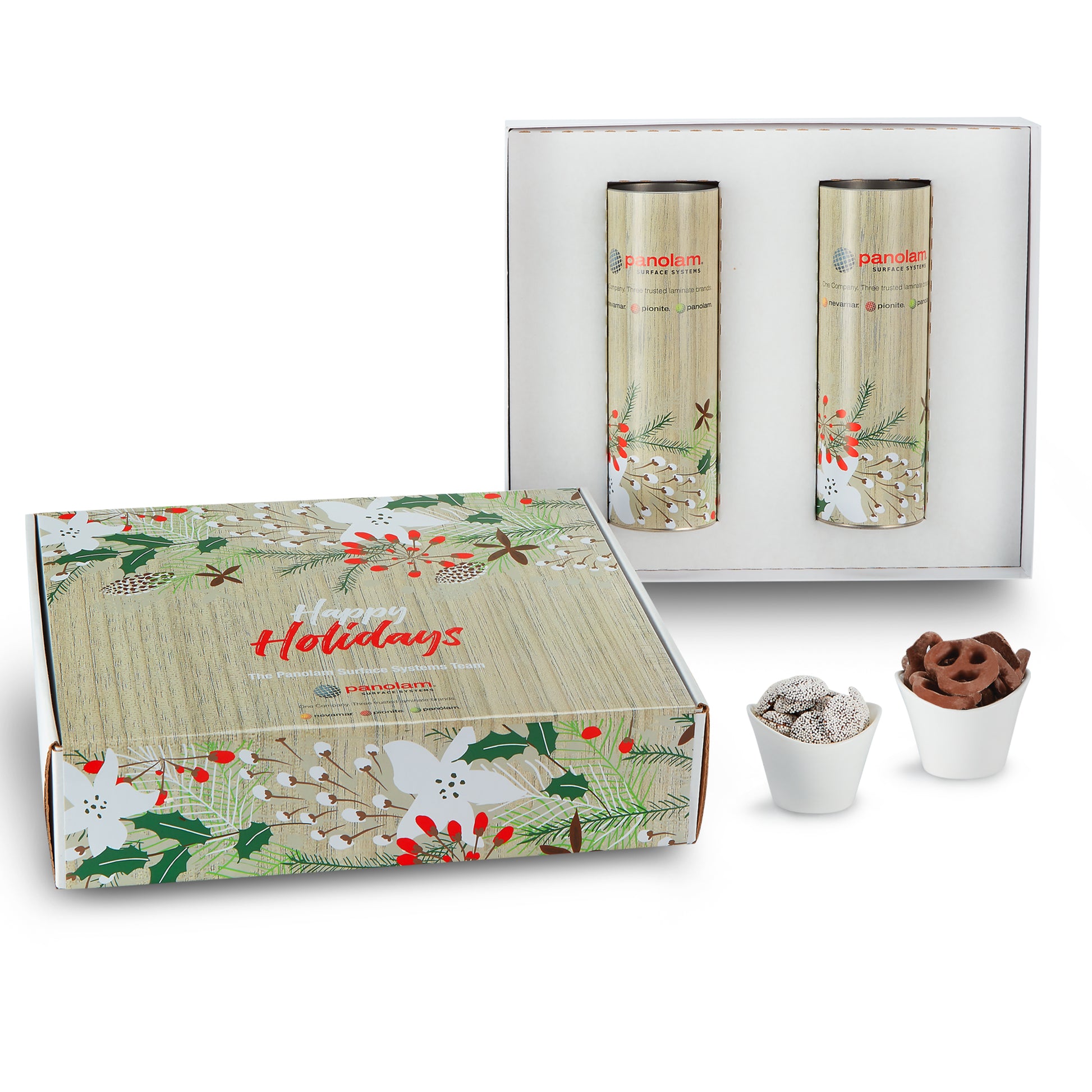 2 Way 8 inch Snack Tube Gift Set - Gift Box