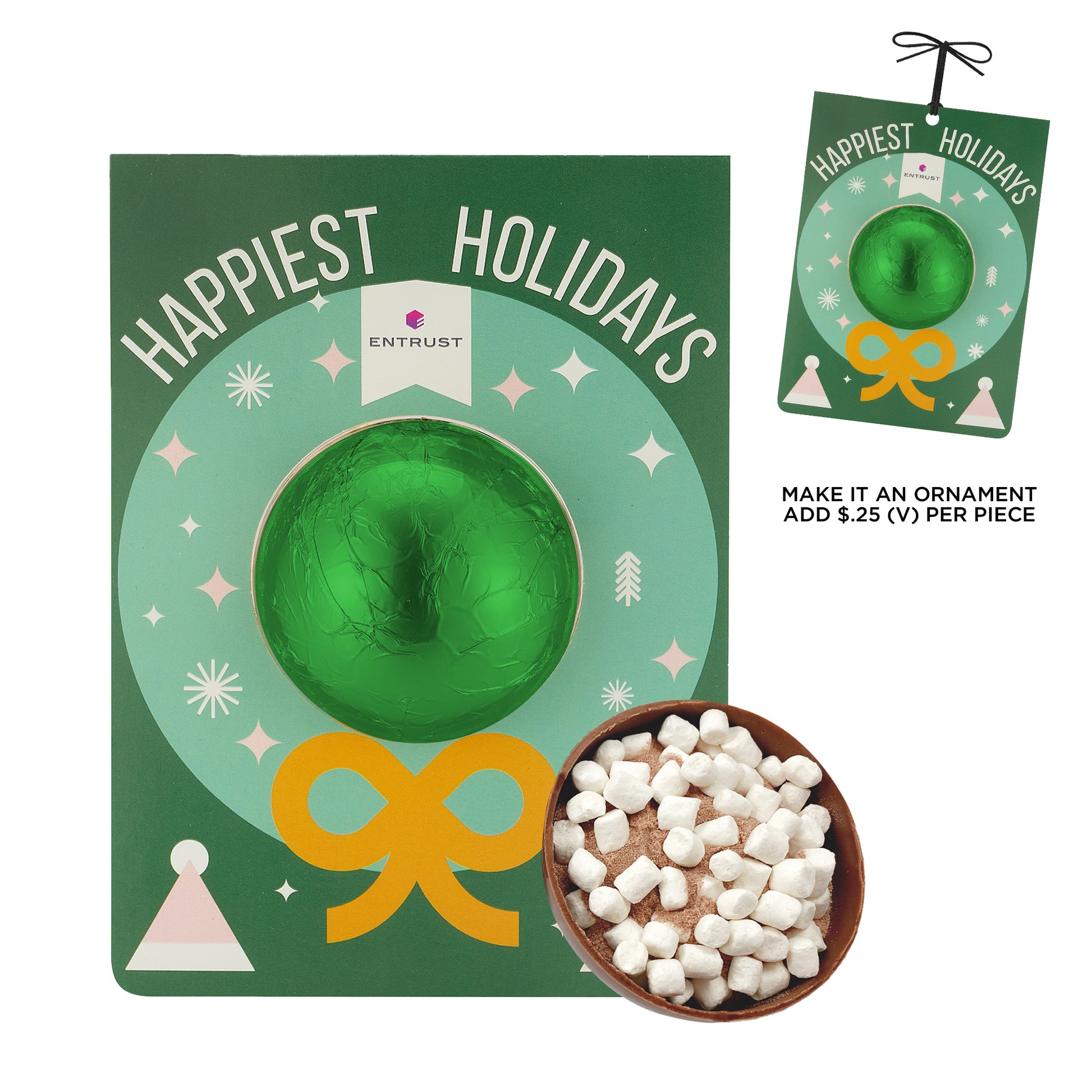 Holiday Hot Chocolate Bomb Billboard Card