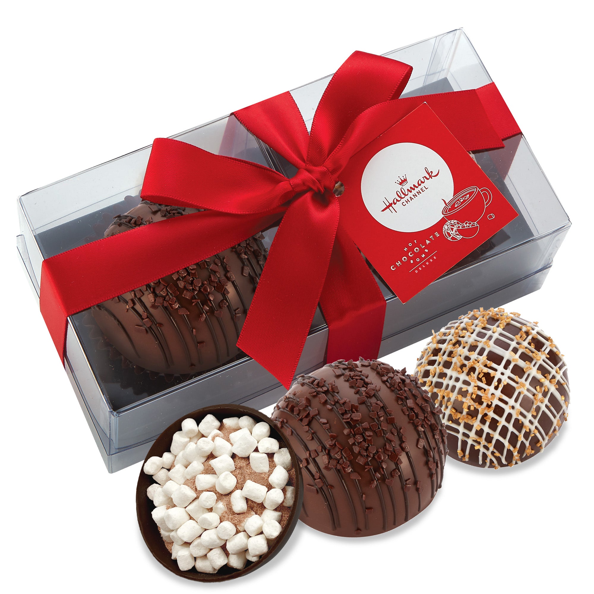 2 Pack of Mega Hot Chocolate Bombs with Hang Tag
