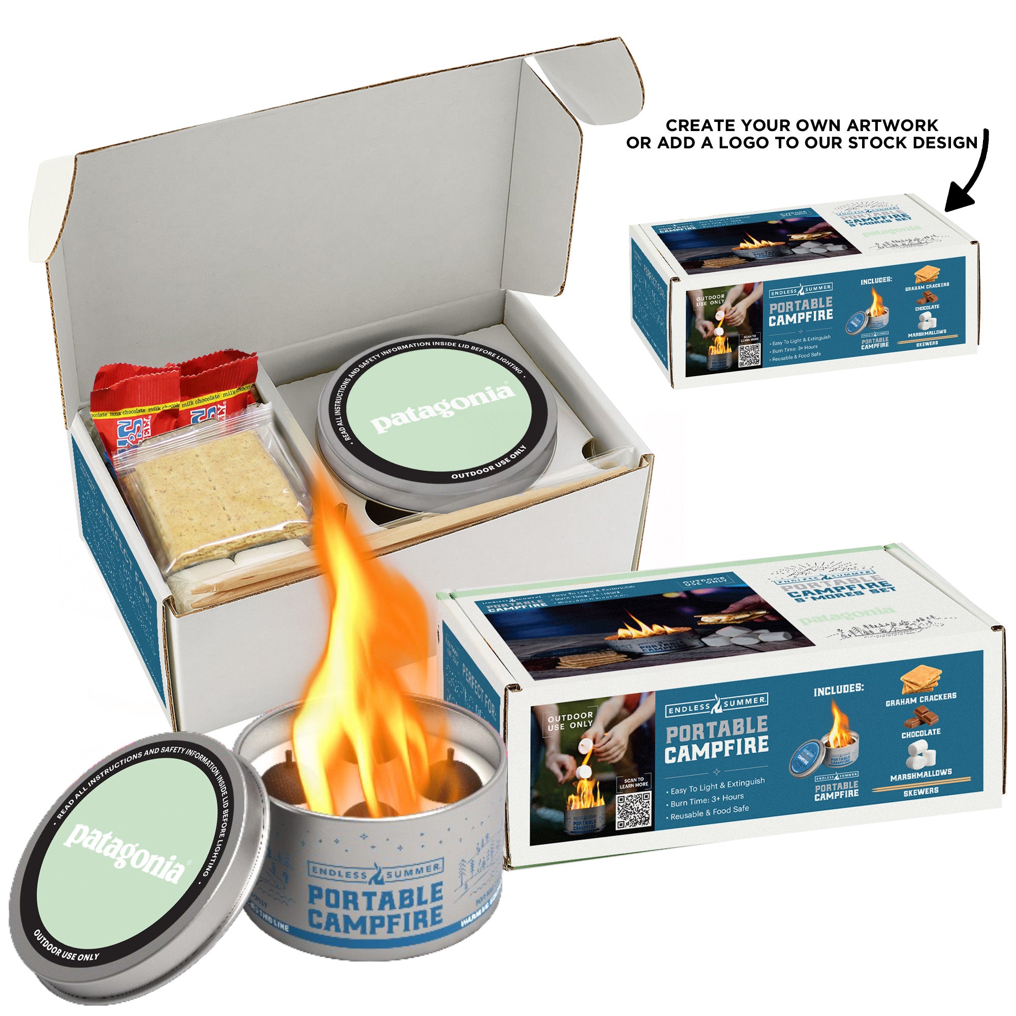 S'mores Pack with Endless Summer® Portable Campfire & Tiny Tony's Chocolonely®