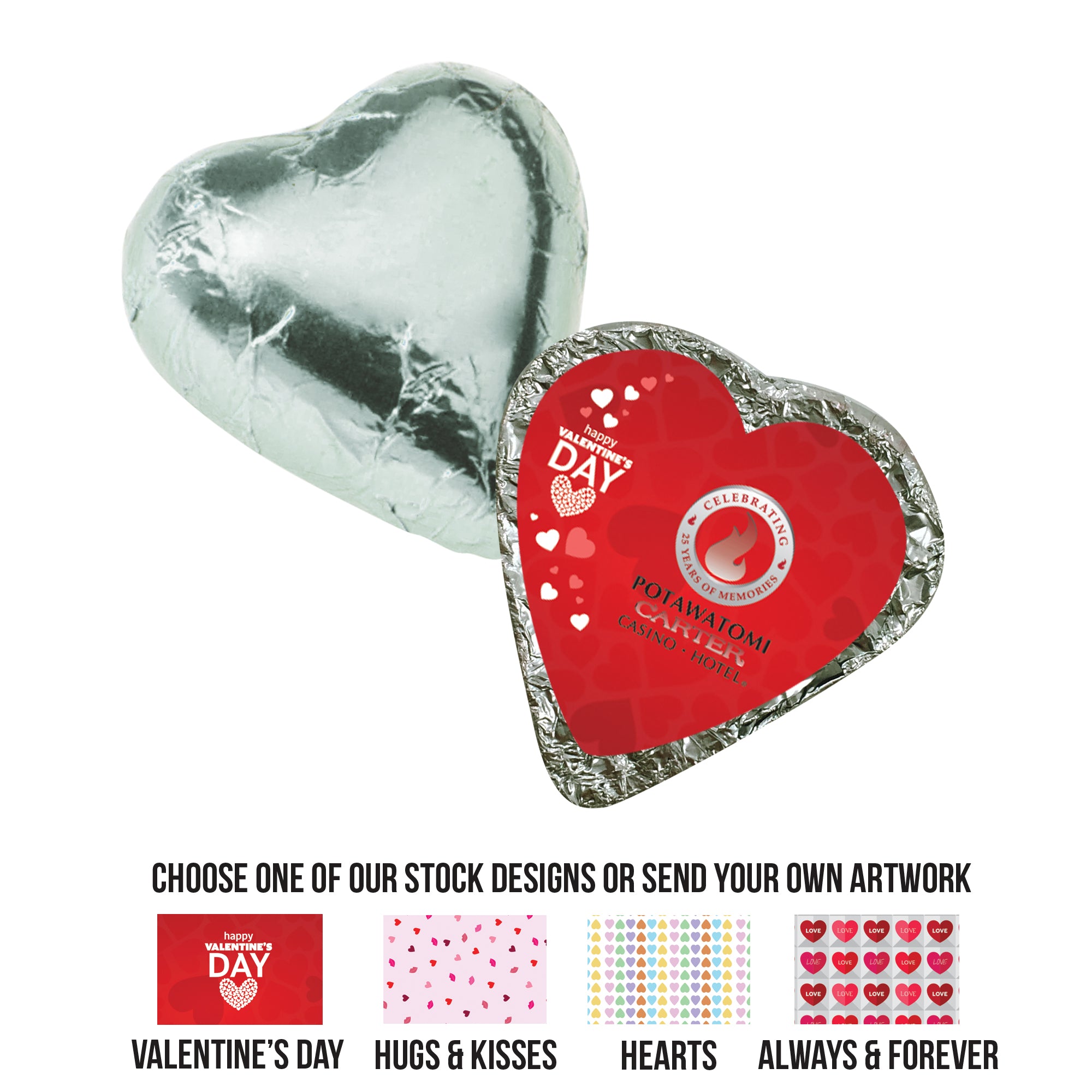 Romantic Chocolate Hearts