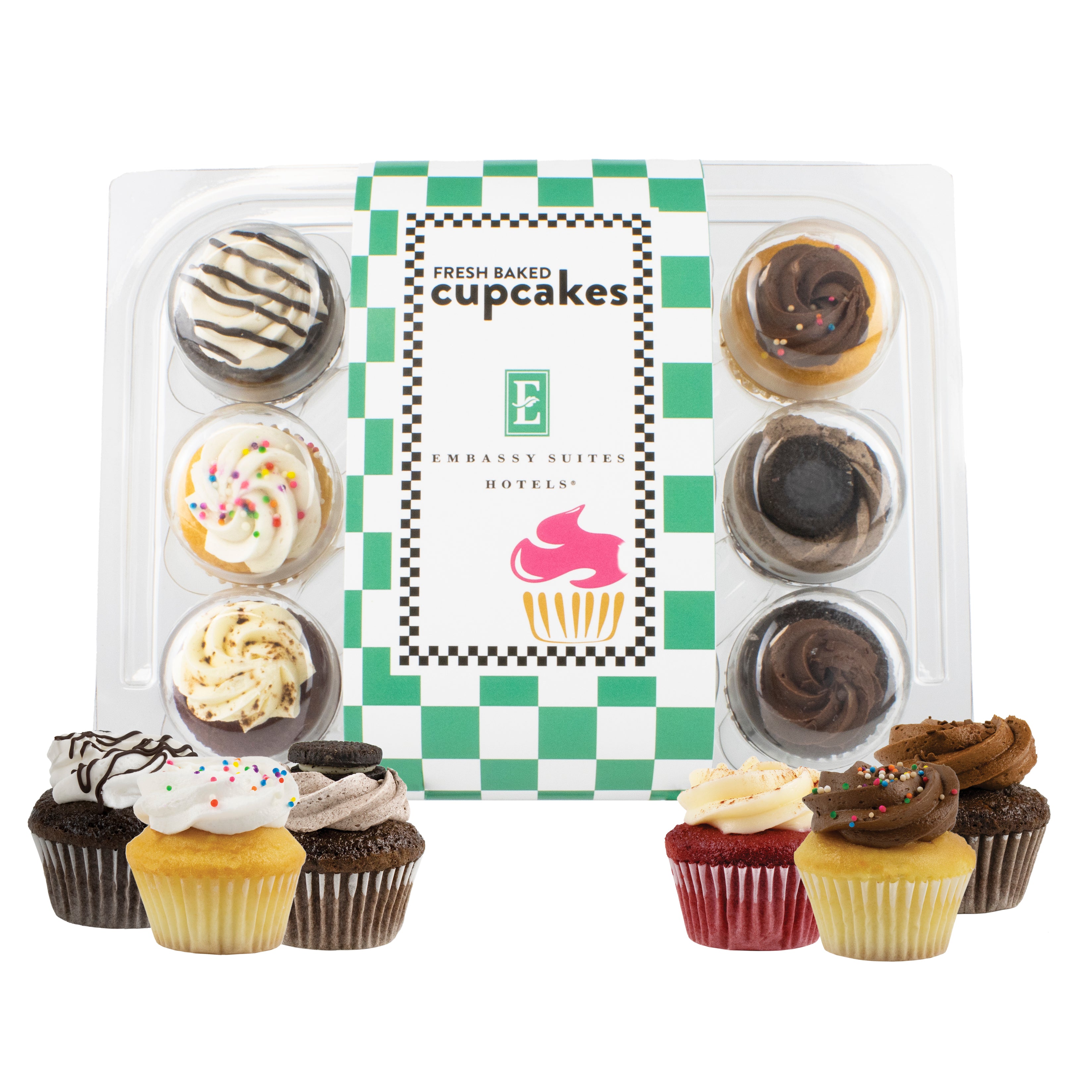 Signature Bite-Size Cupcakes with Sleeve