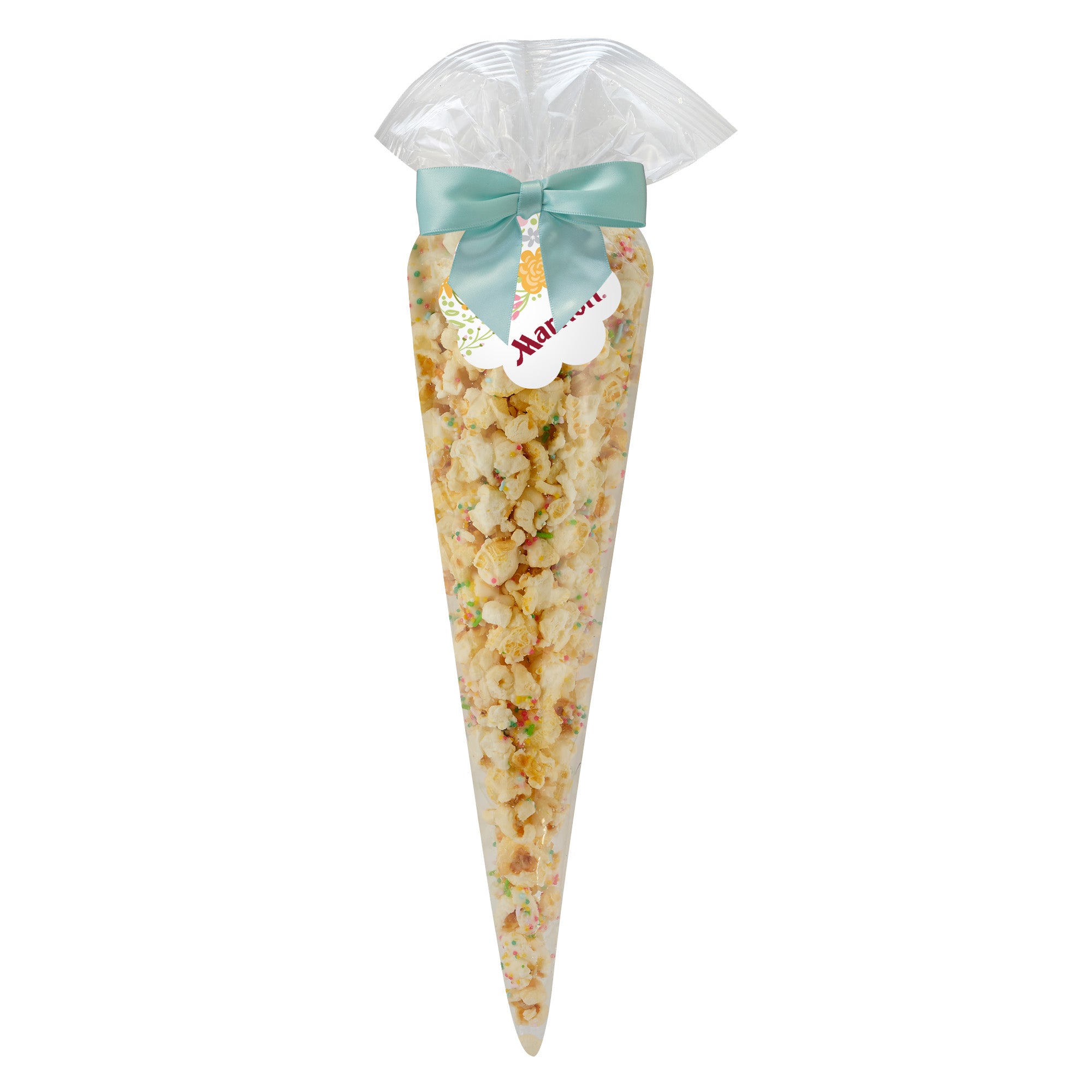 Popcorn Cone Bags with Spring Kettle Corn