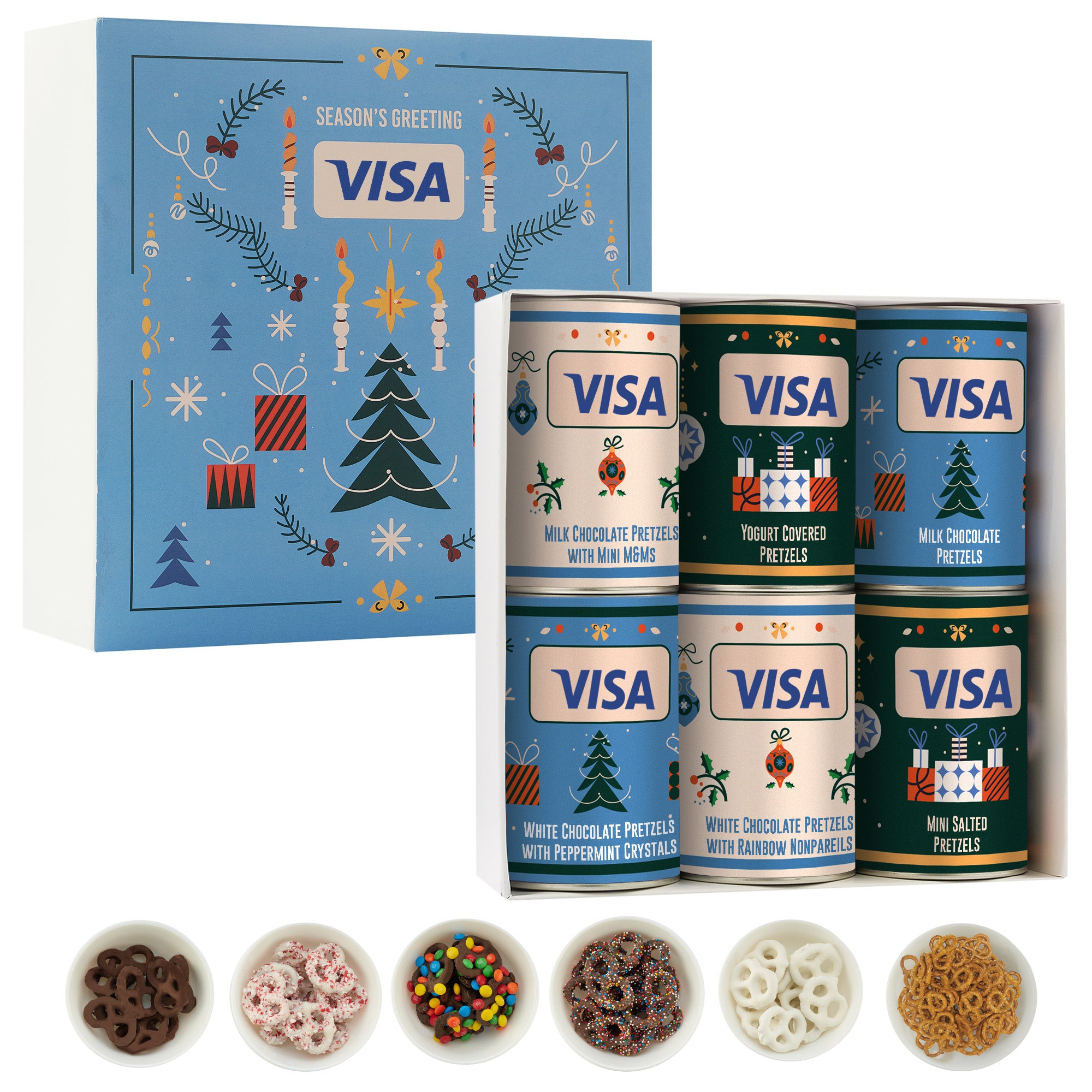 6 Way Crave Pretzel Collection - 4 inch Tube