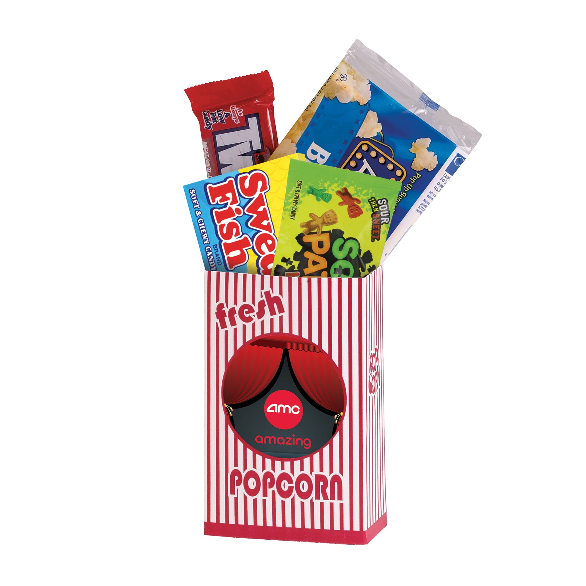 Striped Movie Snack Box