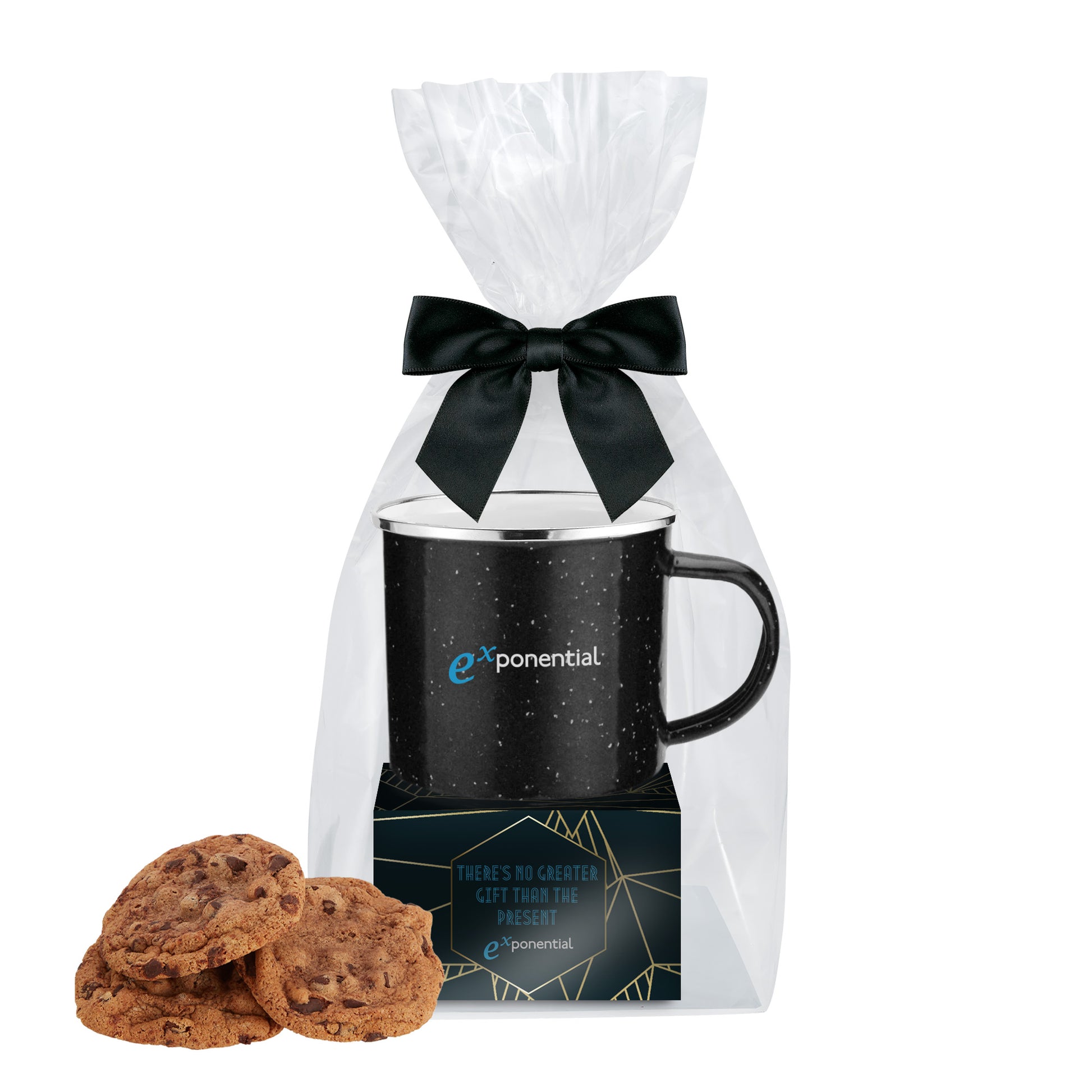 16 oz Speckled Camping Mug & Cookie Gift Set