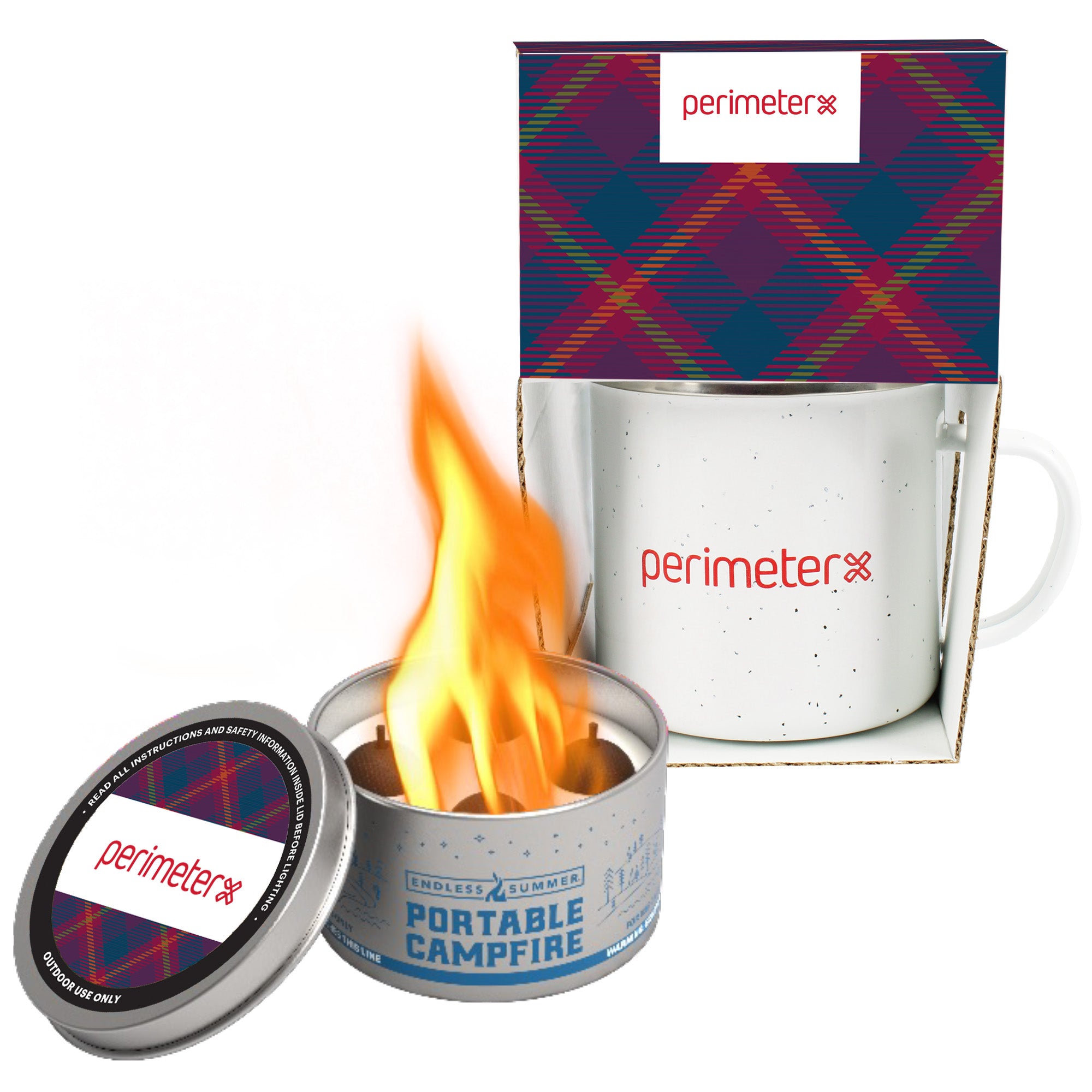 16 oz Speckled Camping Mug Gift Set