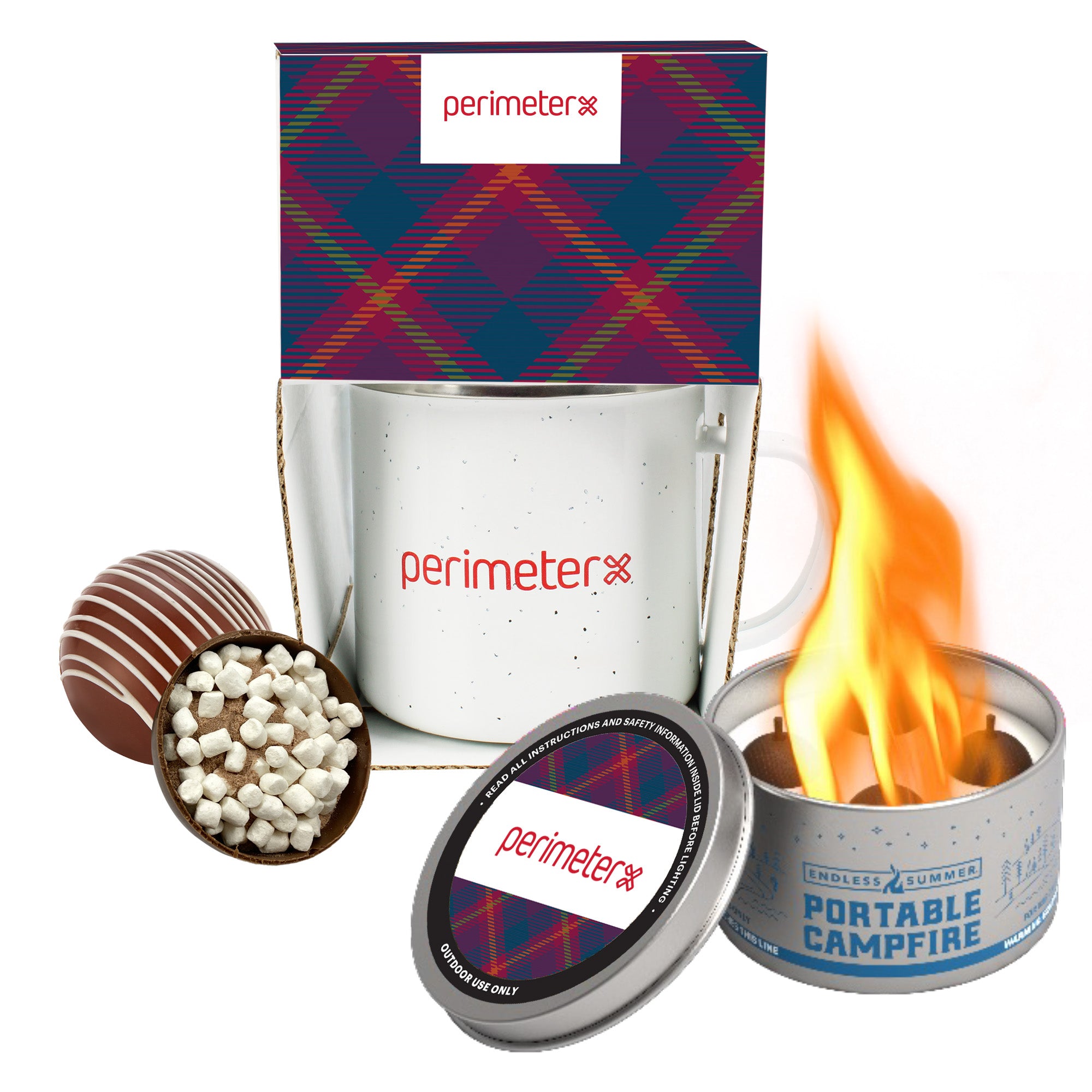 16 oz Speckled Camping Mug Gift Set