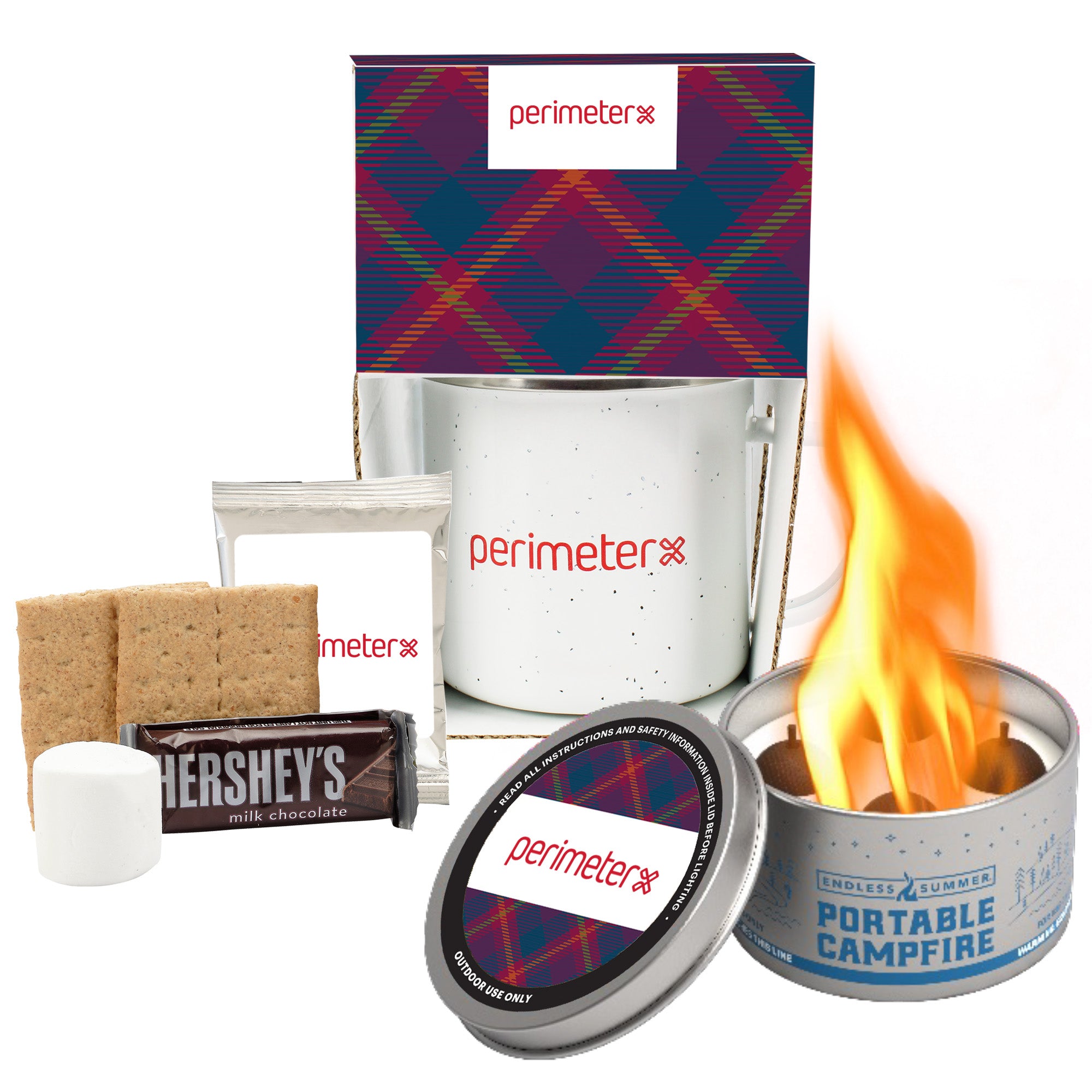 16 oz Speckled Camping Mug Gift Set