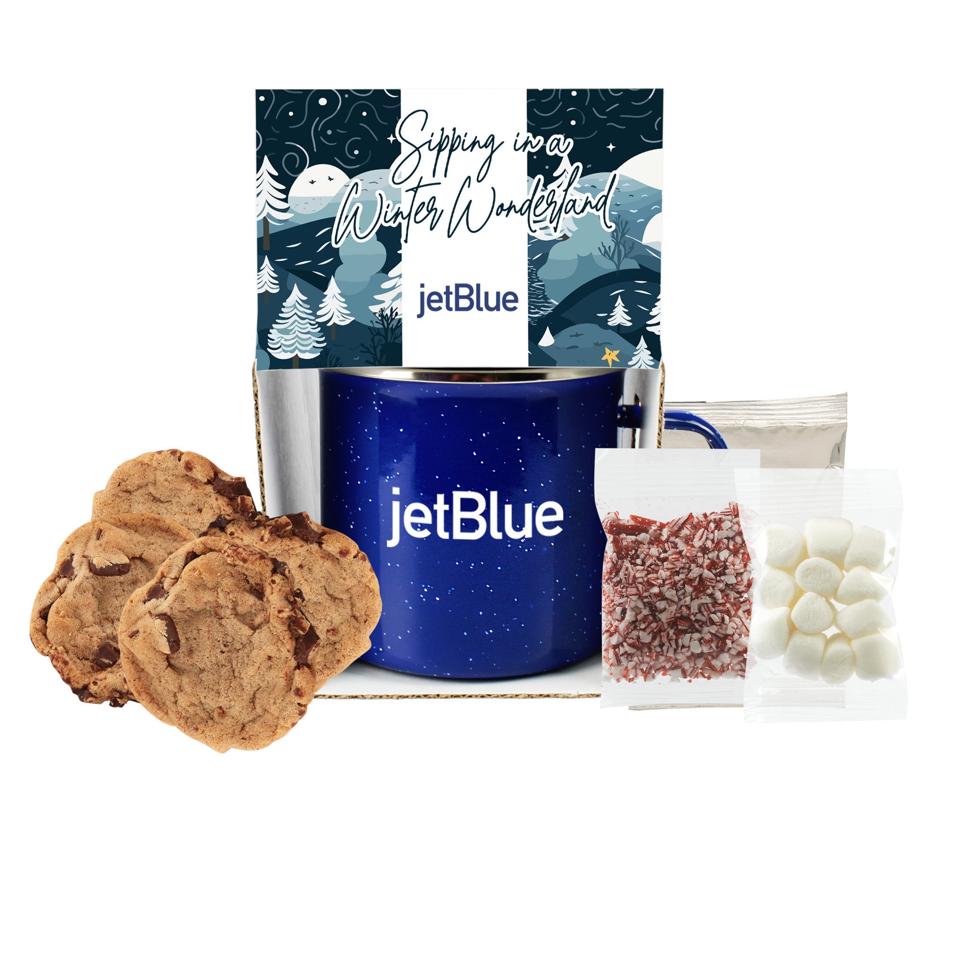 16 oz Speckled Camping Mug Gift Set