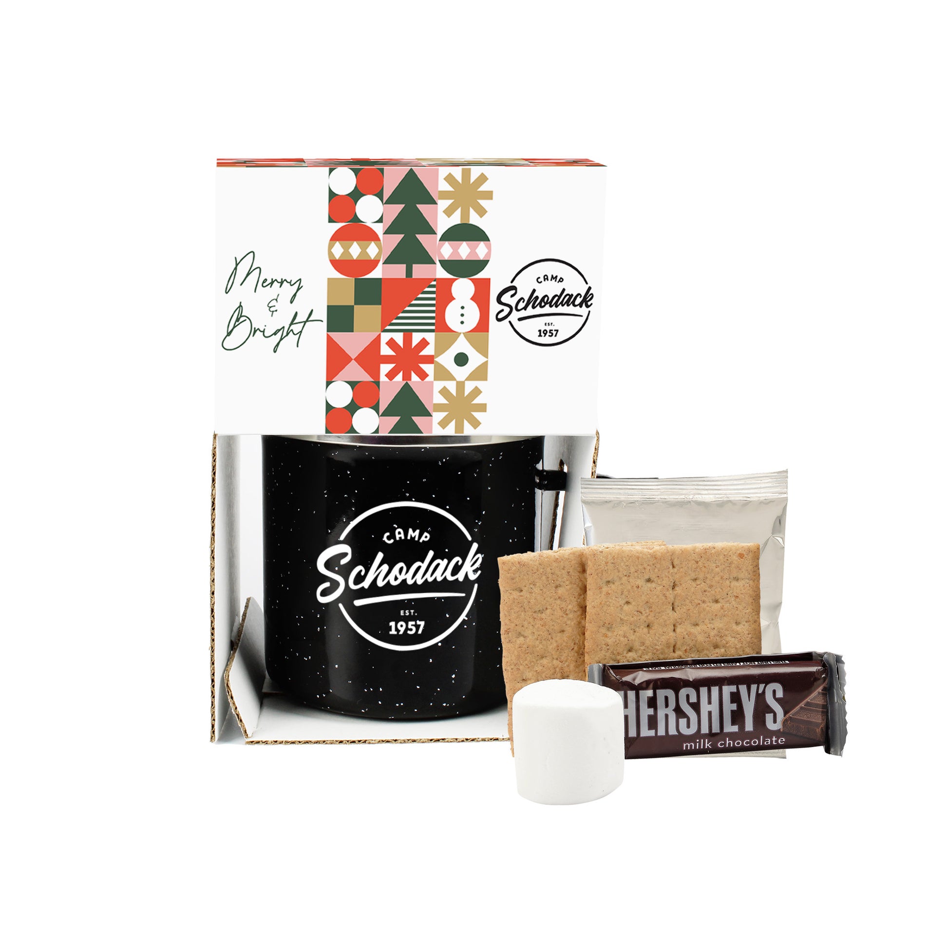 16 oz Speckled Camping Mug Gift Set