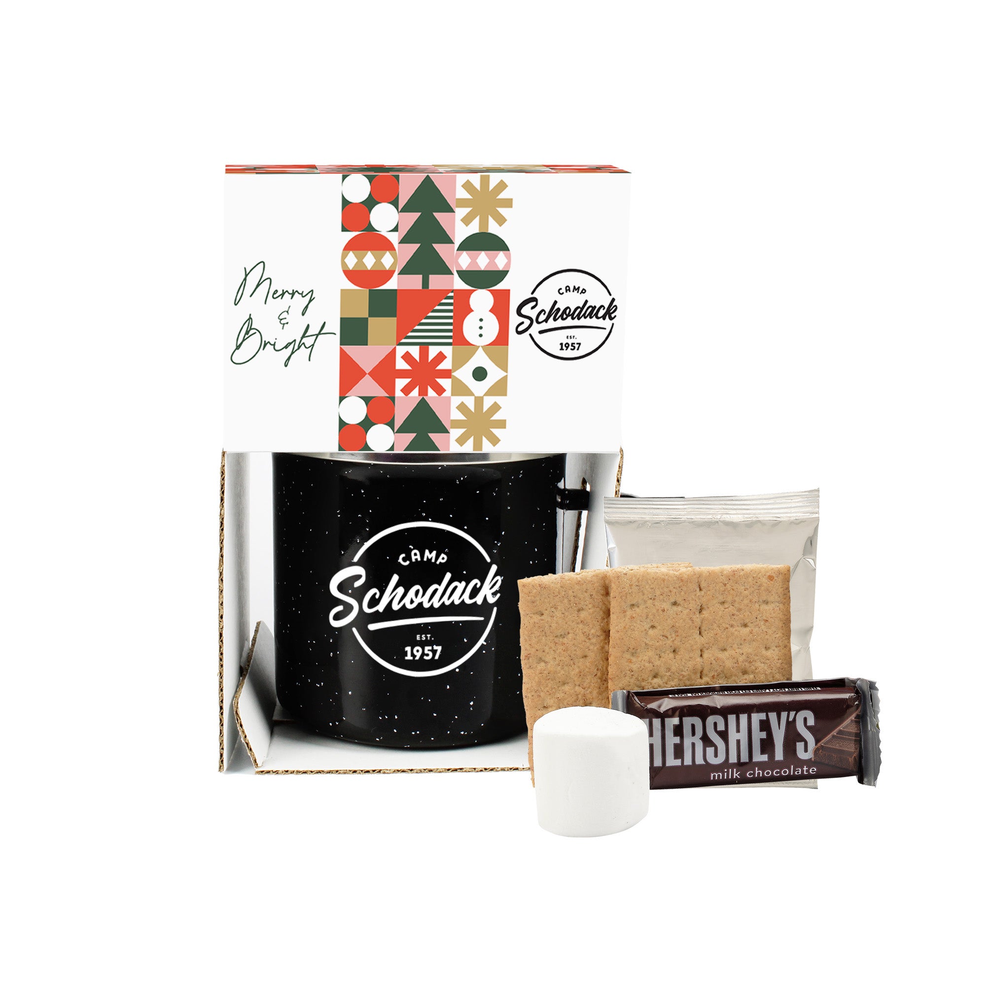 16 oz Speckled Camping Mug Gift Set