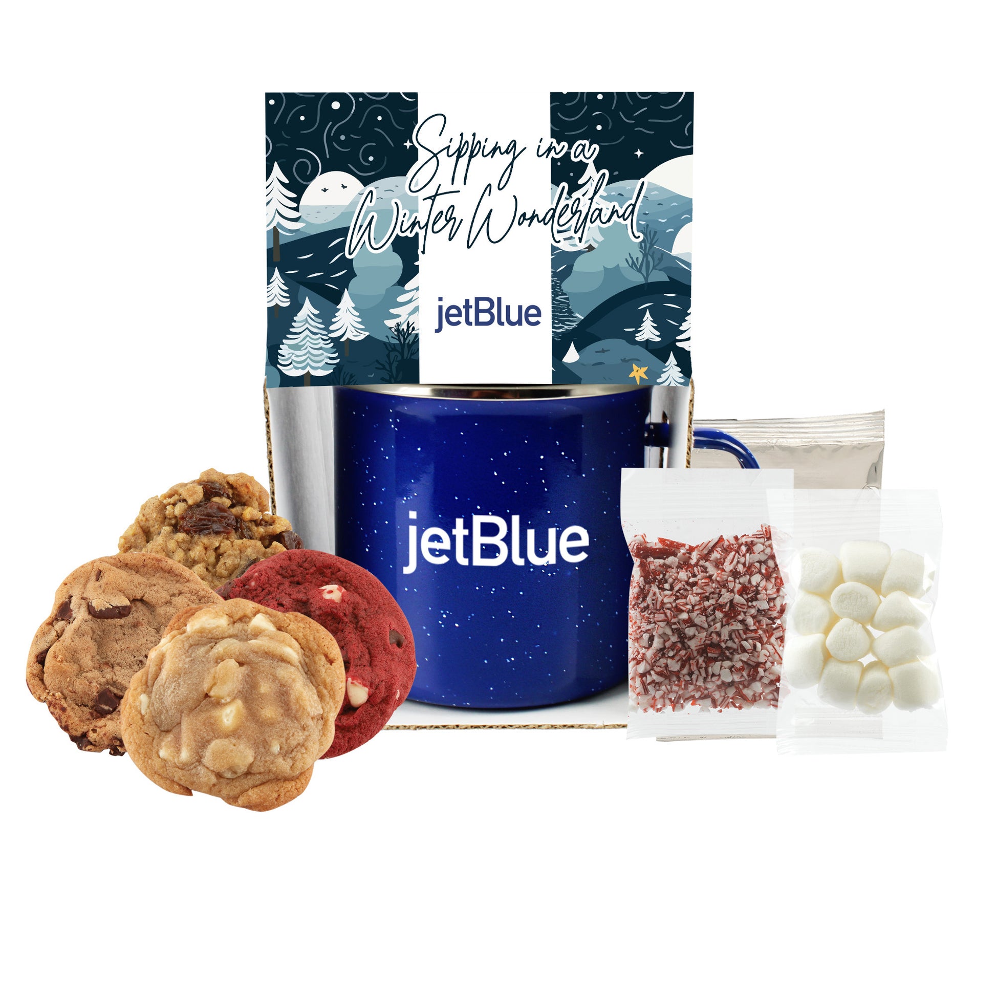 16 oz Speckled Camping Mug Gift Set