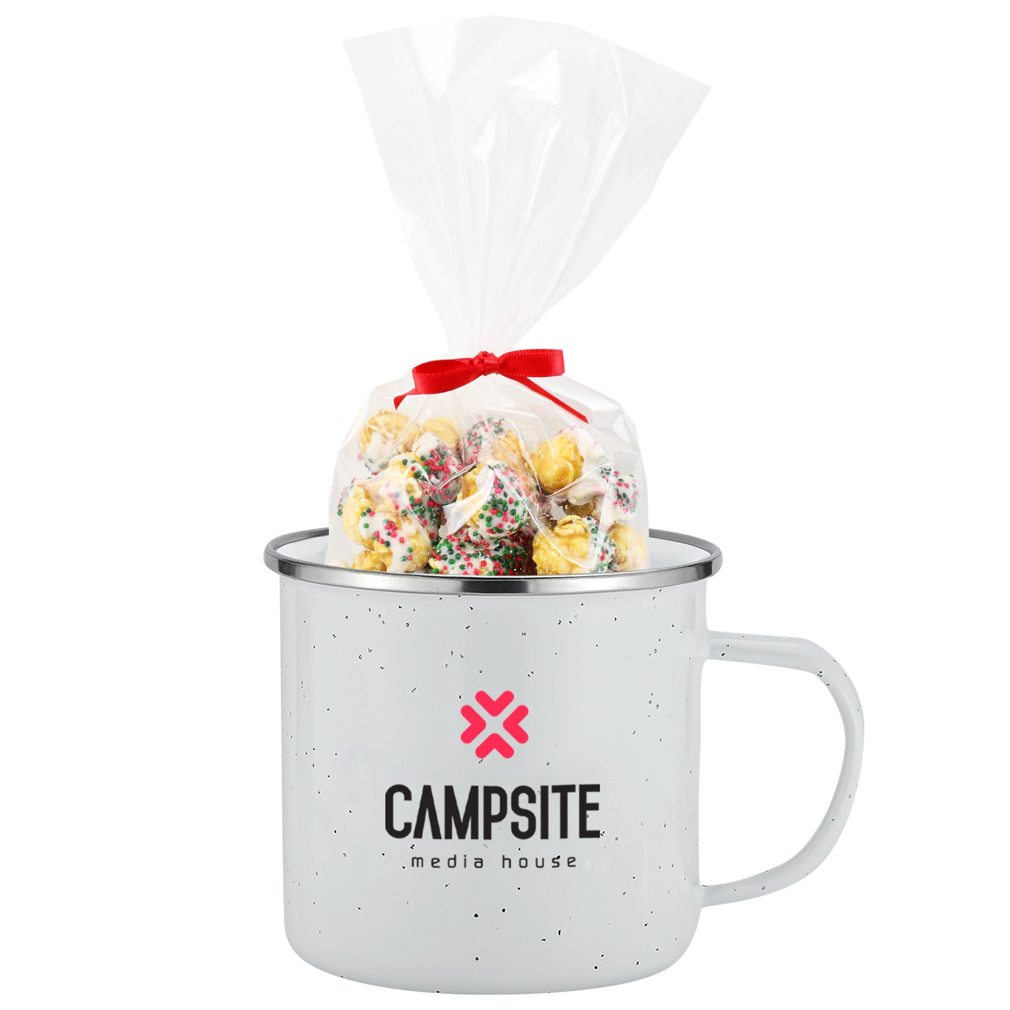 16 oz Speckled Camping Mug with Mug Stuffer