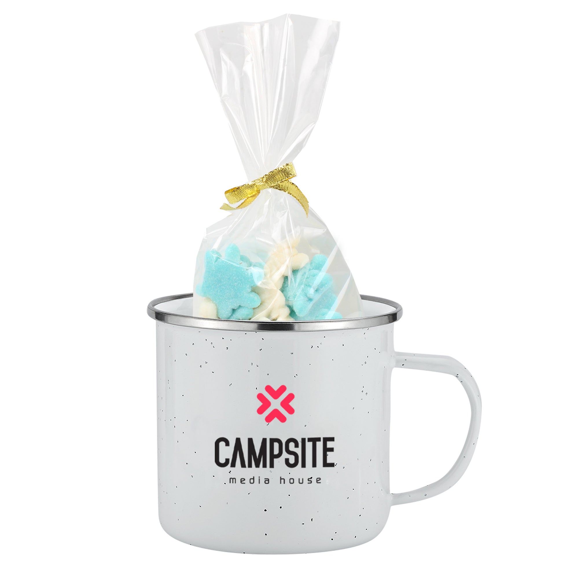16 oz Speckled Camping Mug with Mug Stuffer