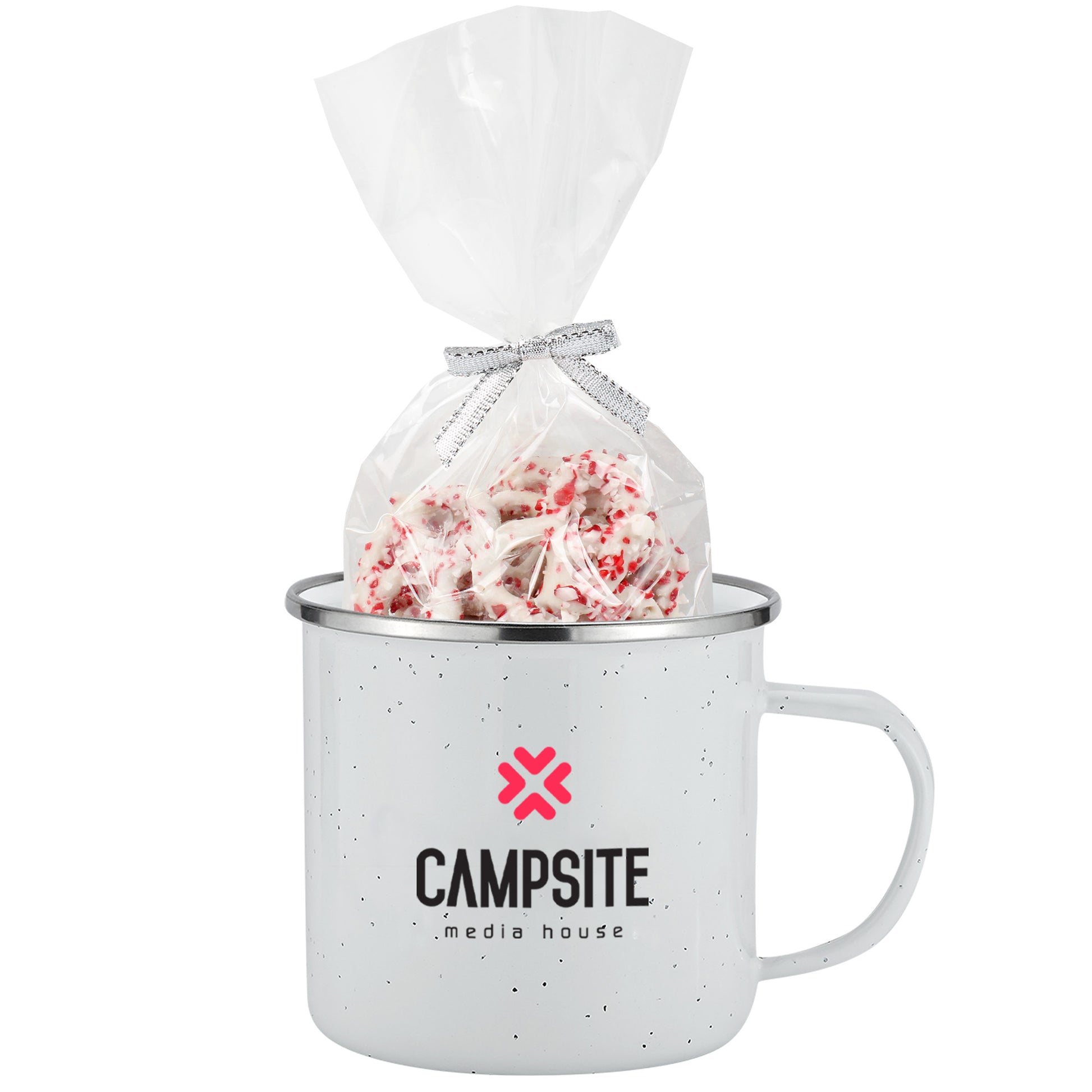 16 oz Speckled Camping Mug with Mug Stuffer