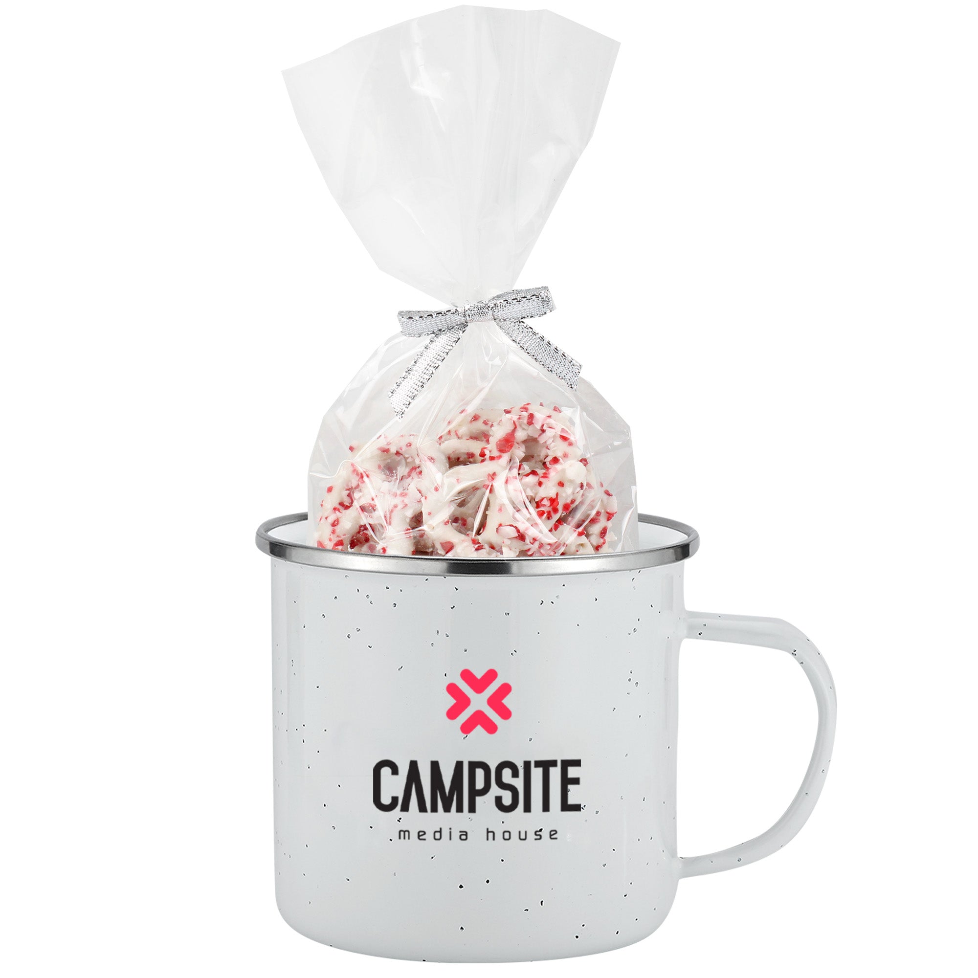 16 oz Speckled Camping Mug with Mug Stuffer