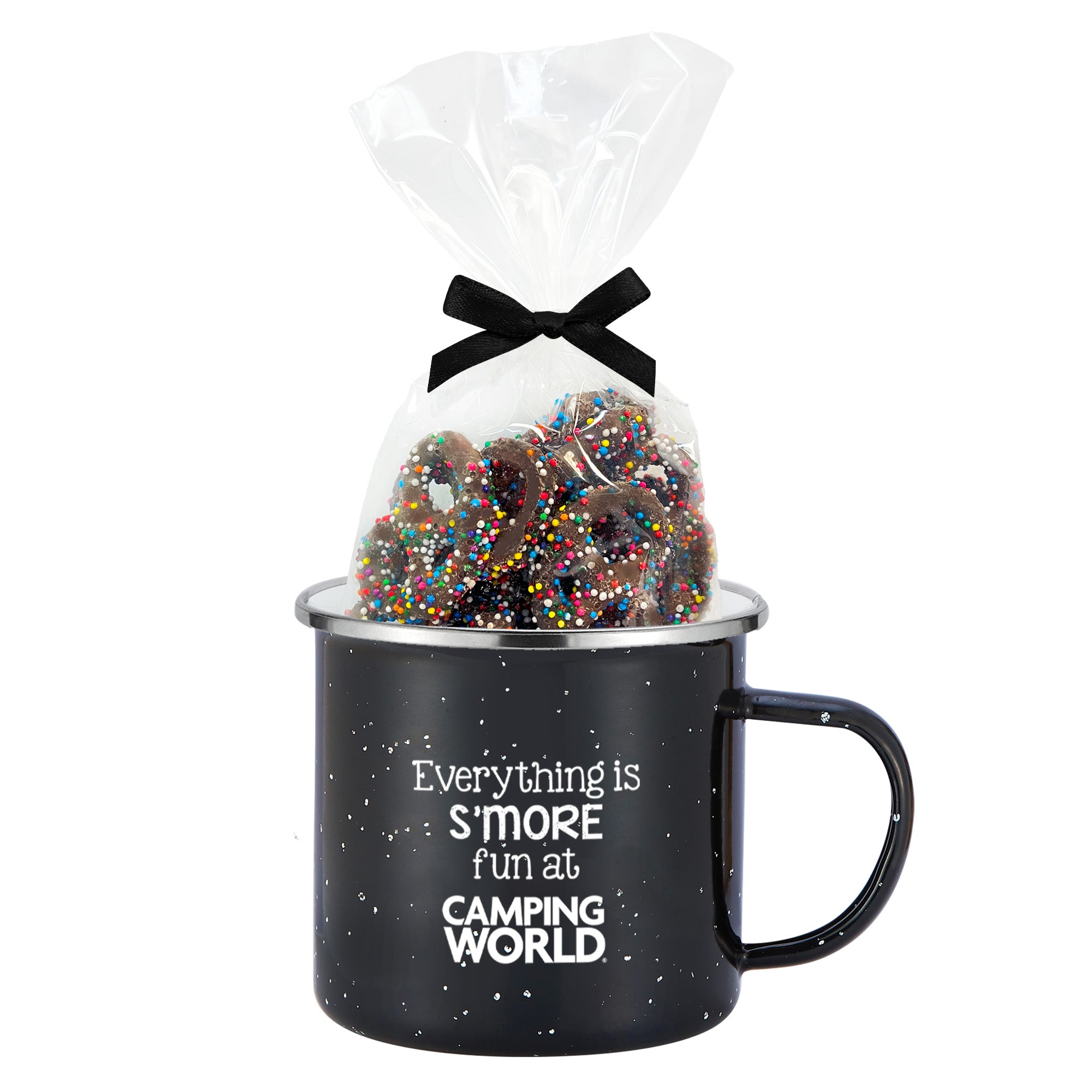 16 oz Speckled Camping Mug with Mug Stuffer