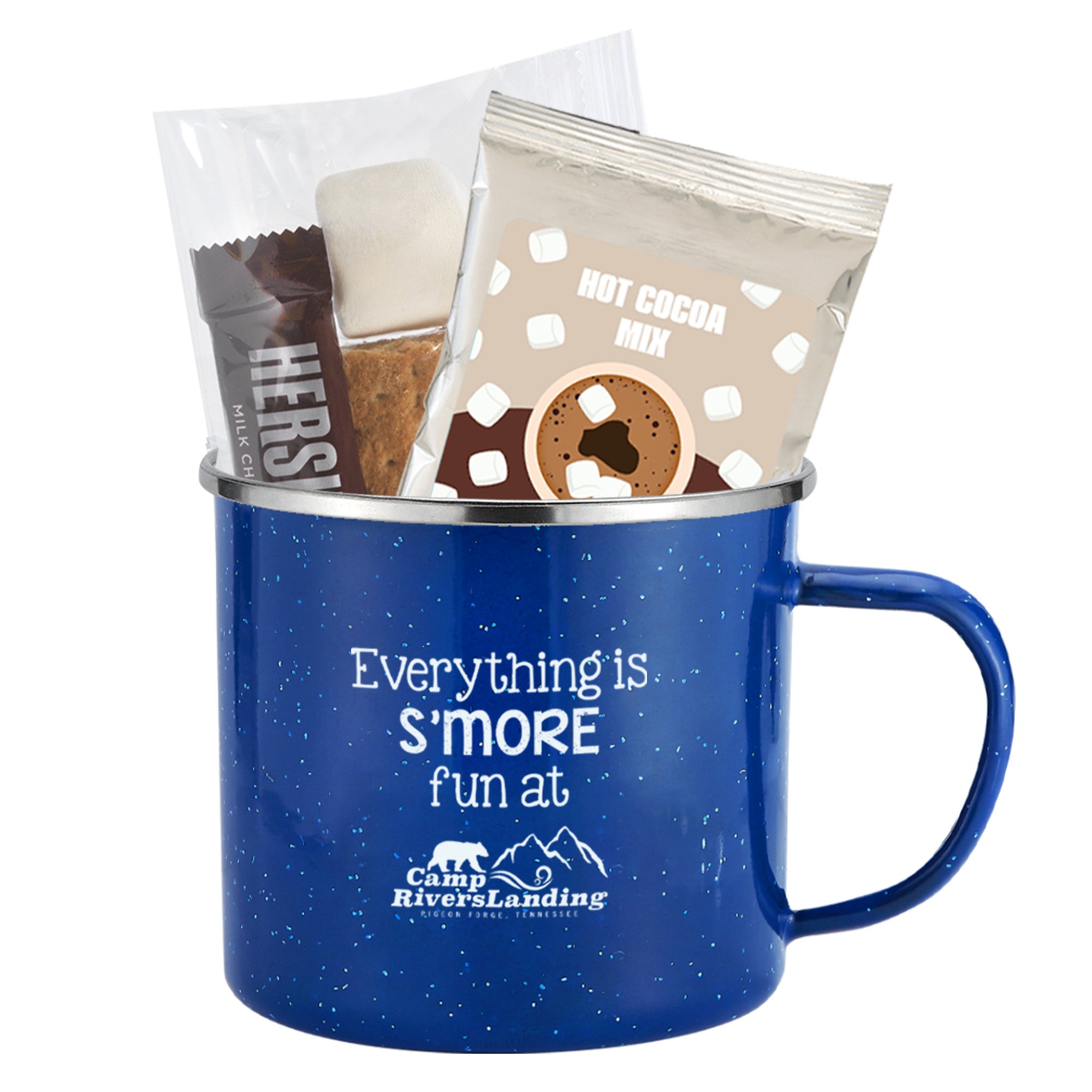 16 oz Speckled Camping Mug Classic Gift Set