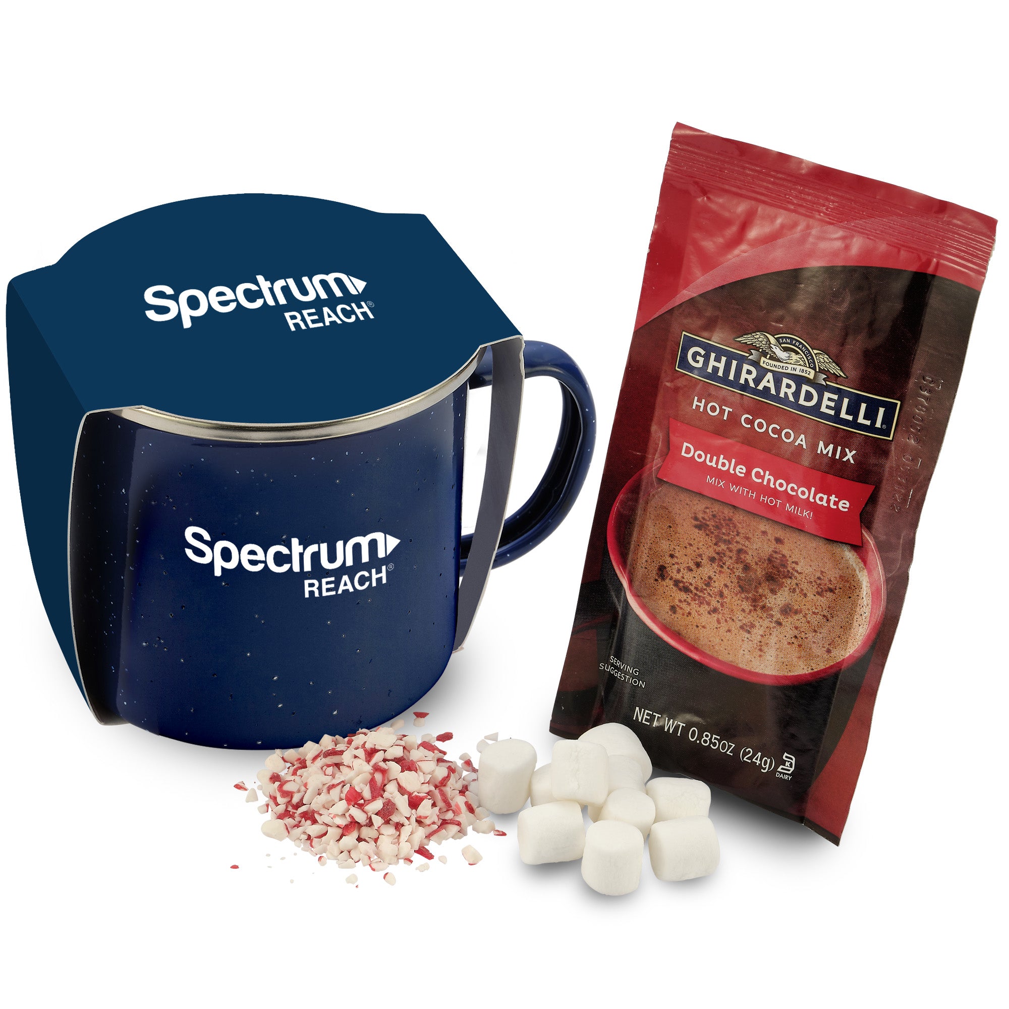 16 oz Speckled Camping Mug Gift Sets w/ Sleeve