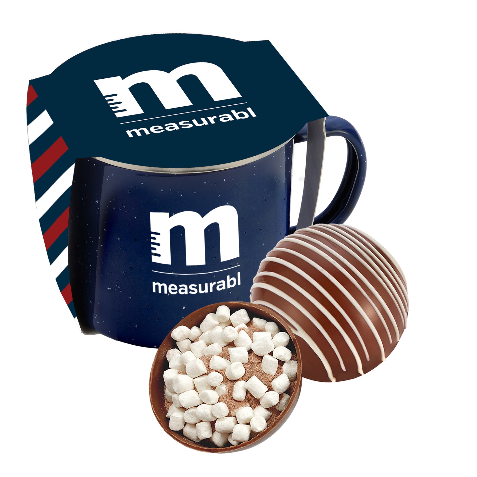 16 oz Speckled Camping Mug Gift Sets w/ Sleeve