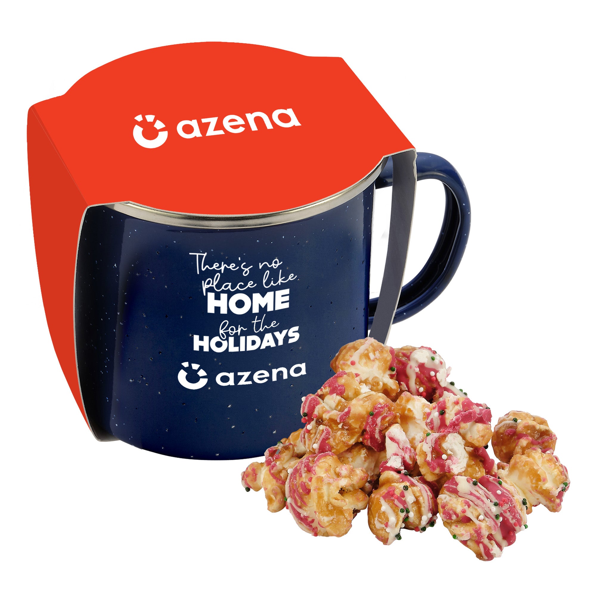 16 oz Speckled Camping Mug Gift Sets w/ Sleeve