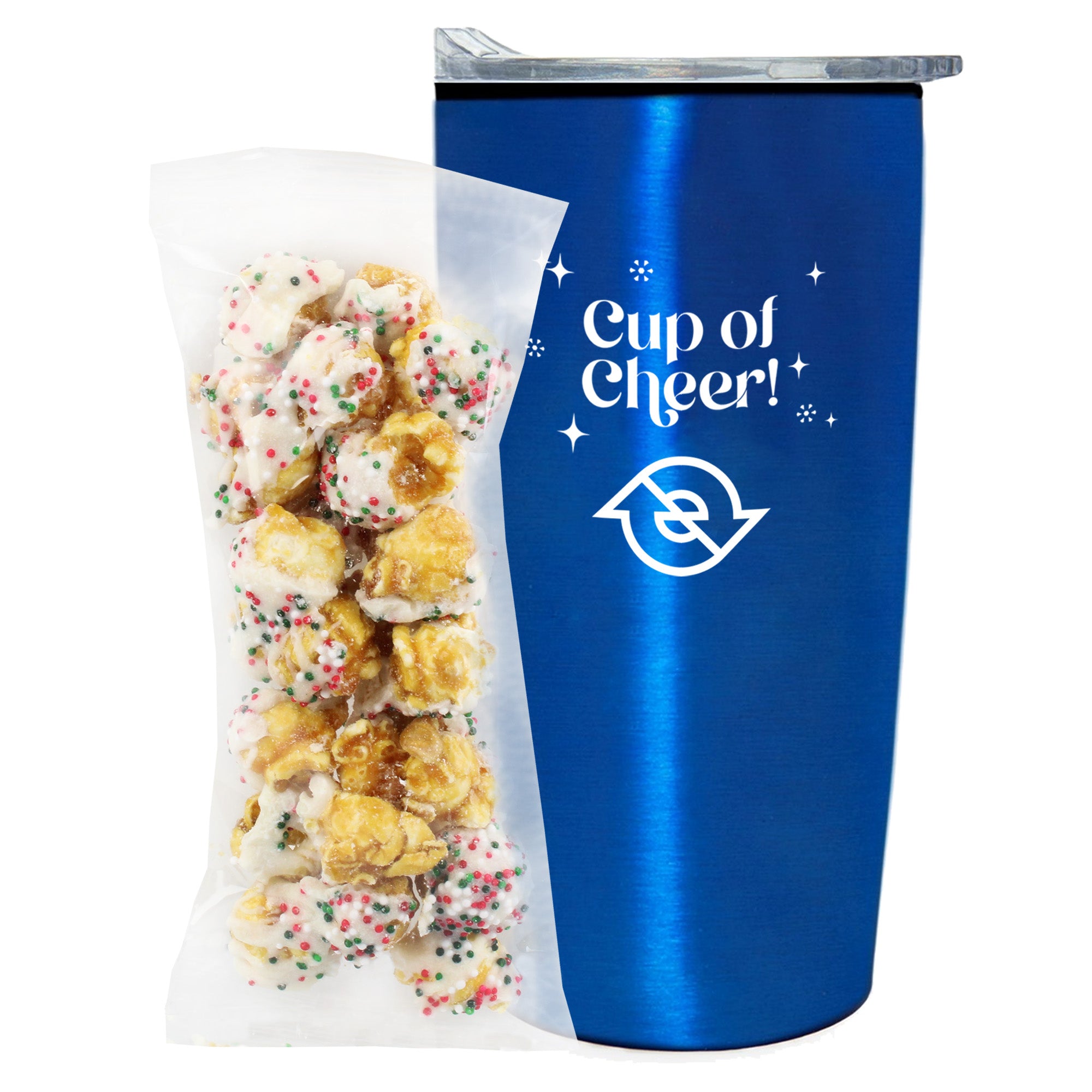 20 oz Straight Wall Tumbler w/ Plastic Liner with Holiday Fills