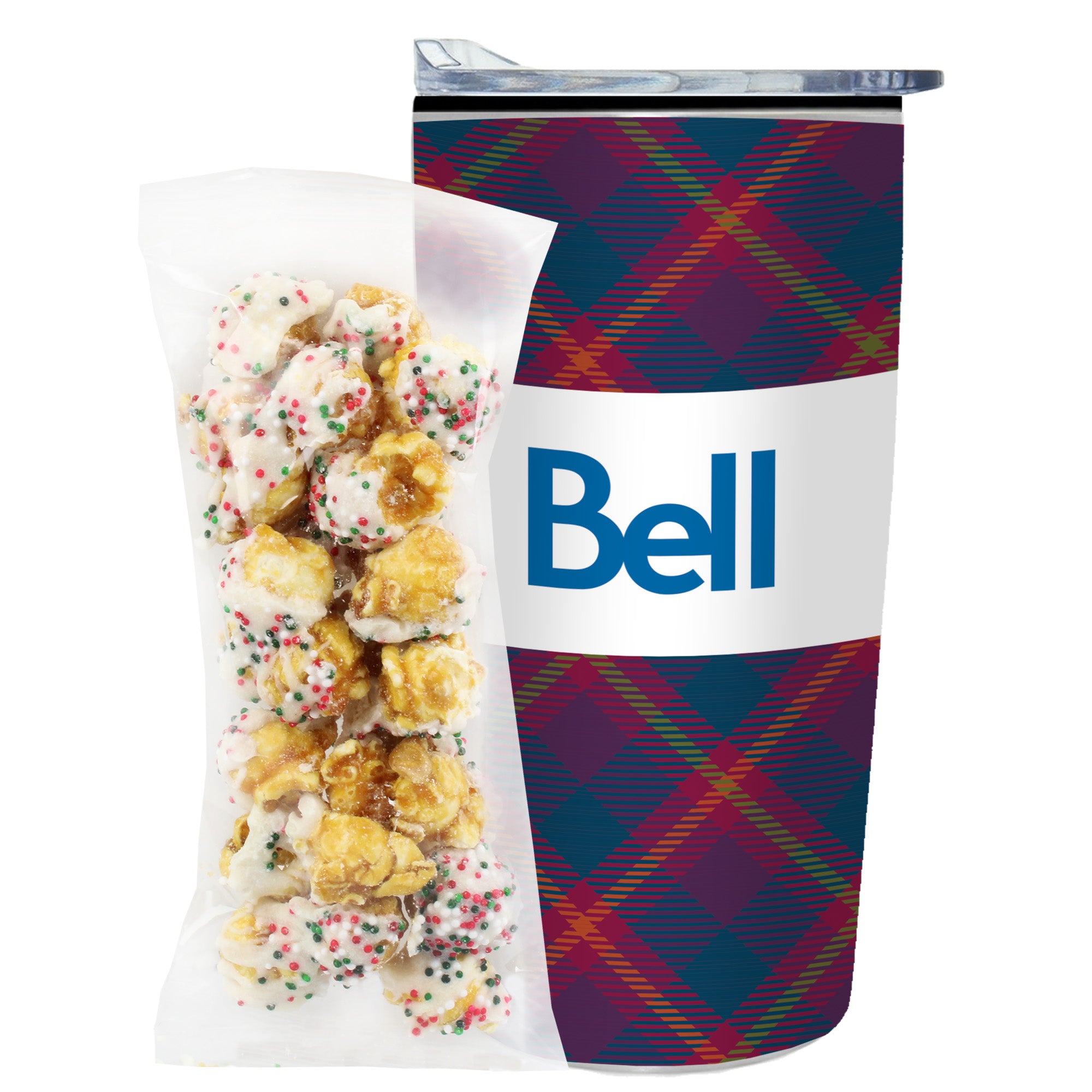 20 oz Straight Wall Tumbler w/ Plastic Liner with Holiday Fills