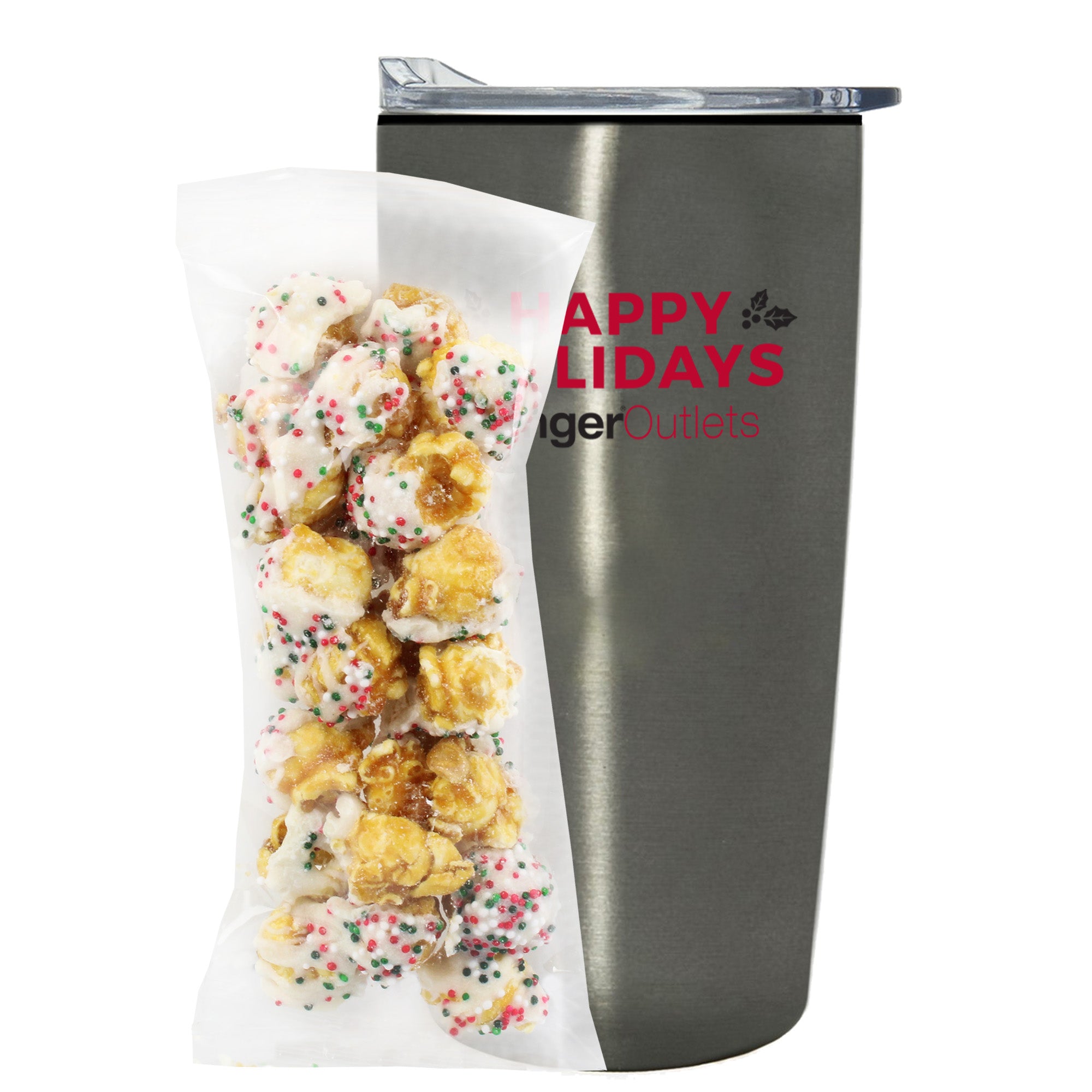 20 oz Straight Wall Tumbler w/ Plastic Liner with Holiday Fills