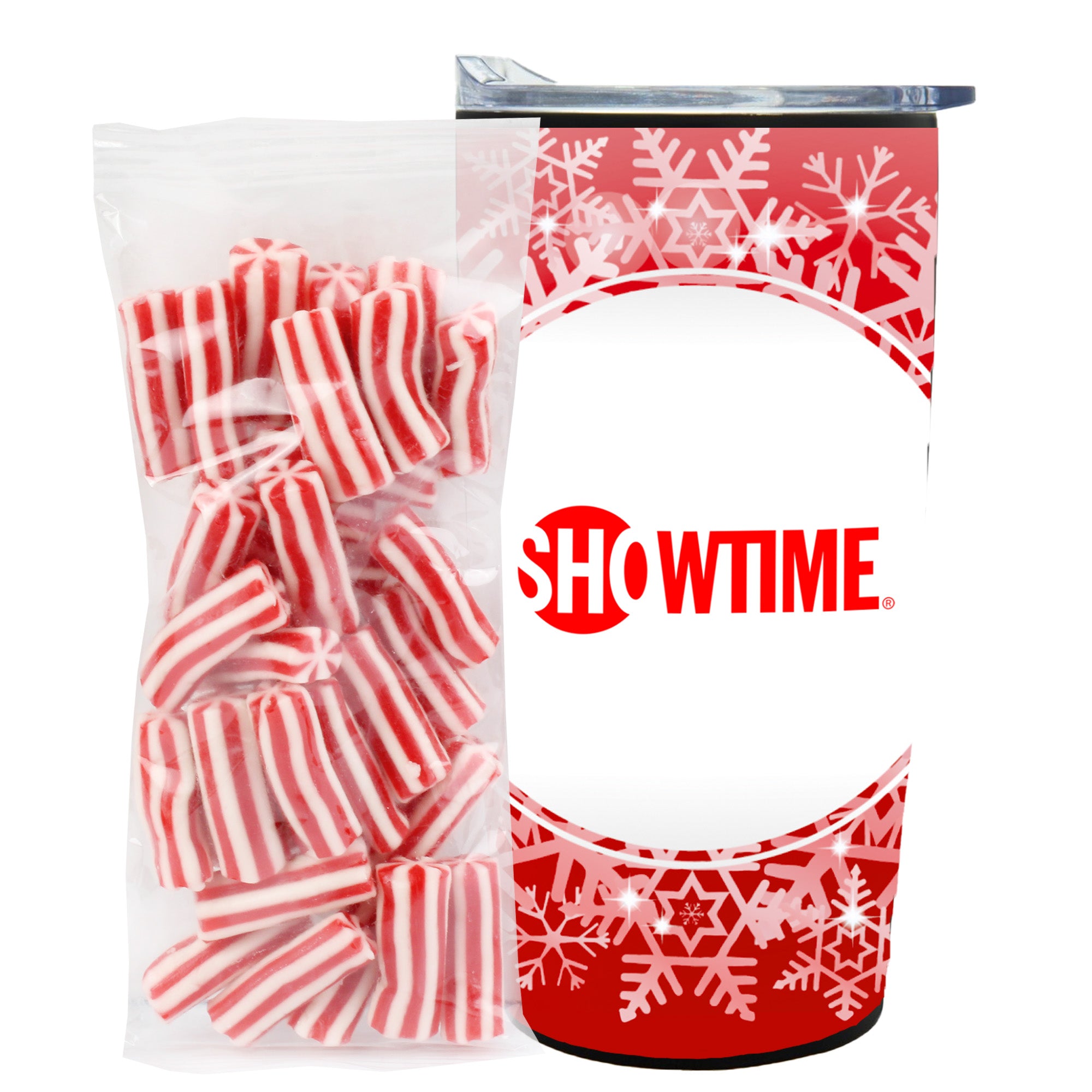 20 oz Straight Wall Tumbler w/ Plastic Liner with Holiday Fills