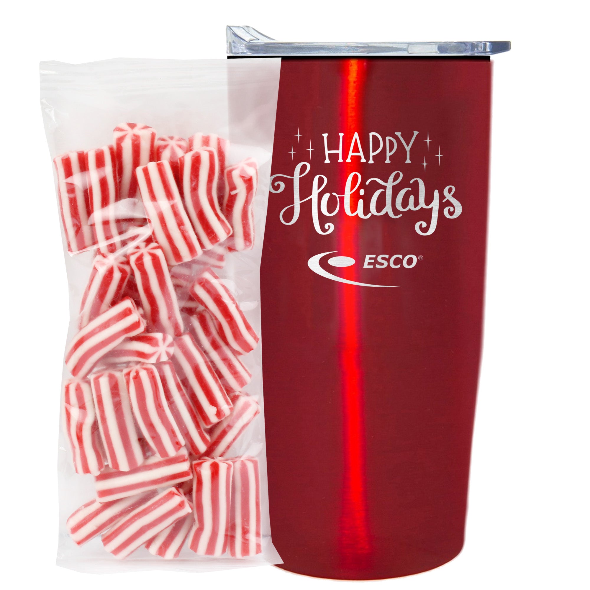 20 oz Straight Wall Tumbler w/ Plastic Liner with Holiday Fills